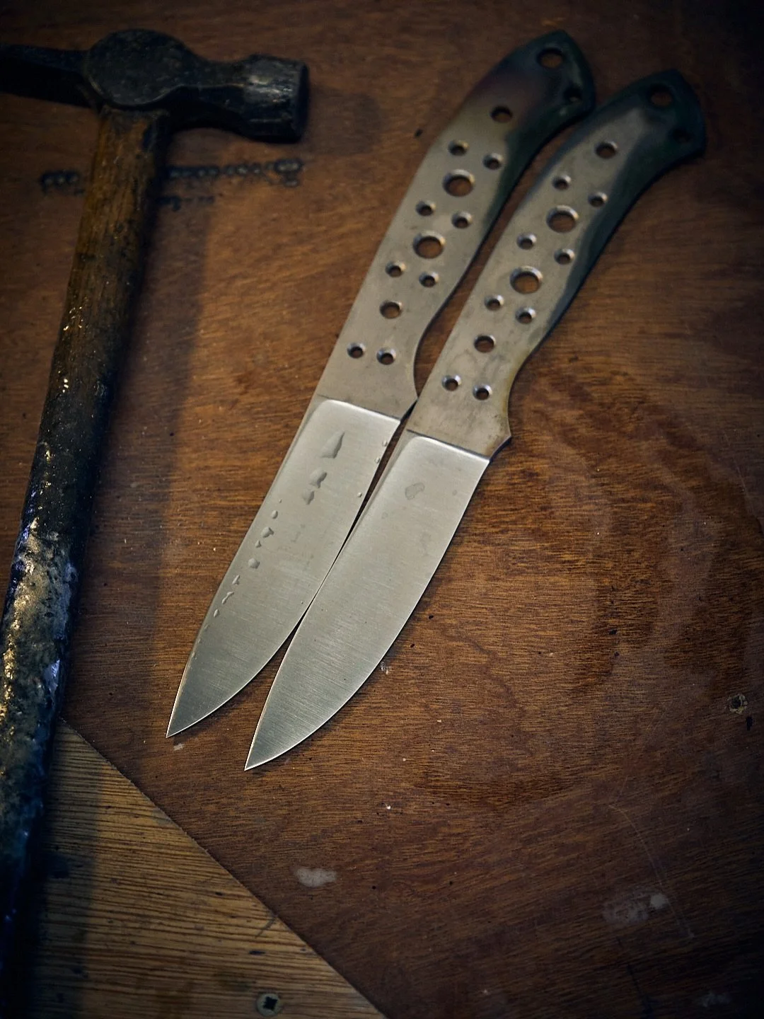 Keep grinding - the hard work will pay off. 

Look forward to sharing the story of these blades in due time.