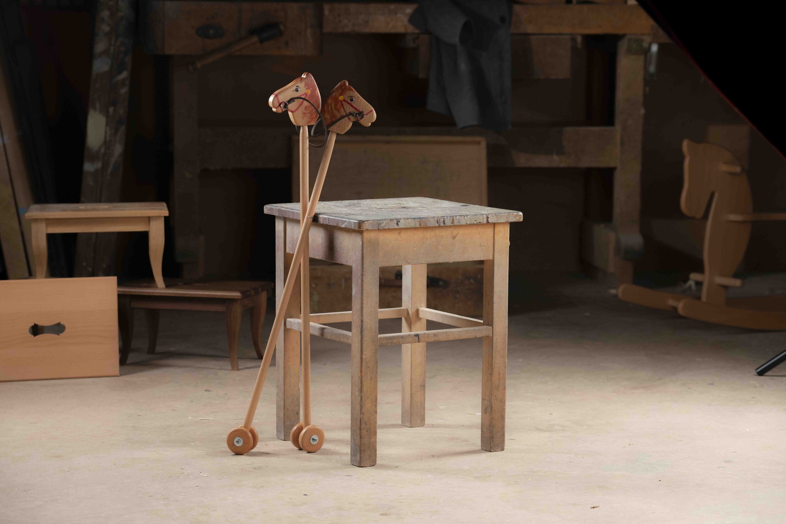 Des oifache Stegga-Pferdle