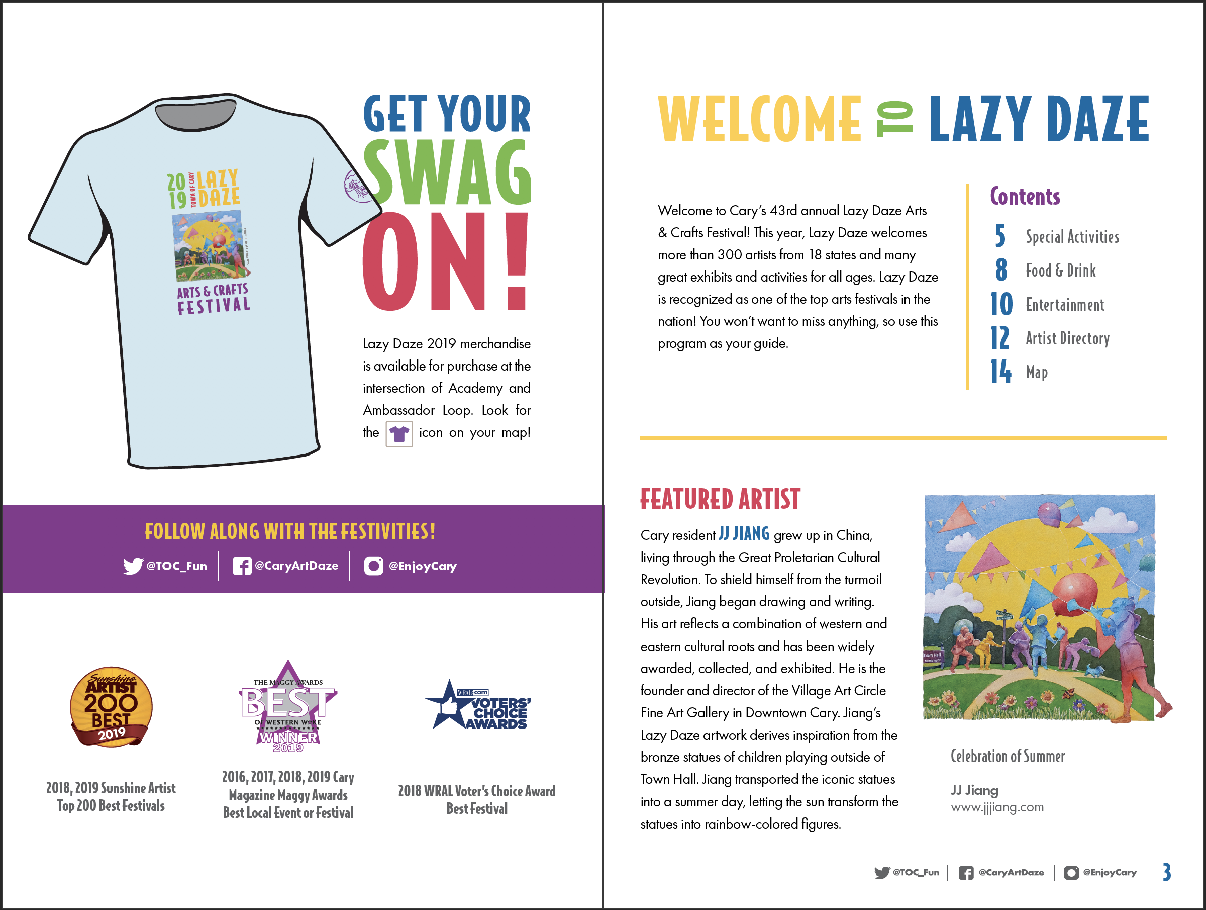 Lazy Daze Booklet — Kristy Buchanan Graphic Designer