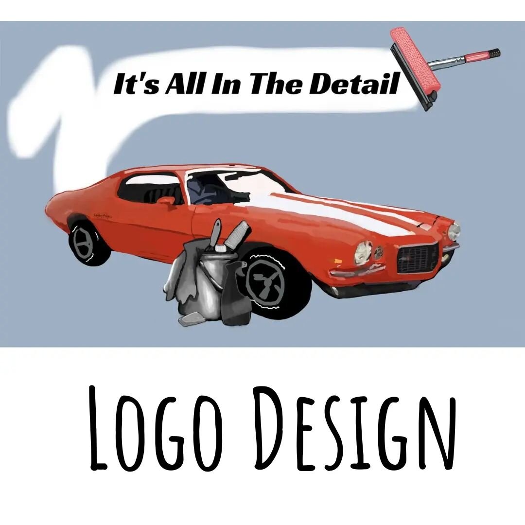 &quot;It's All in the Detail&quot;

Car detailing company ran in Reno, Nevada by Hunter Patterson

Services:
Logo Design
One sided Business Cards Design
Letterhead Design

Are you interested in a service? 
Check out prices on my website:
https://www.