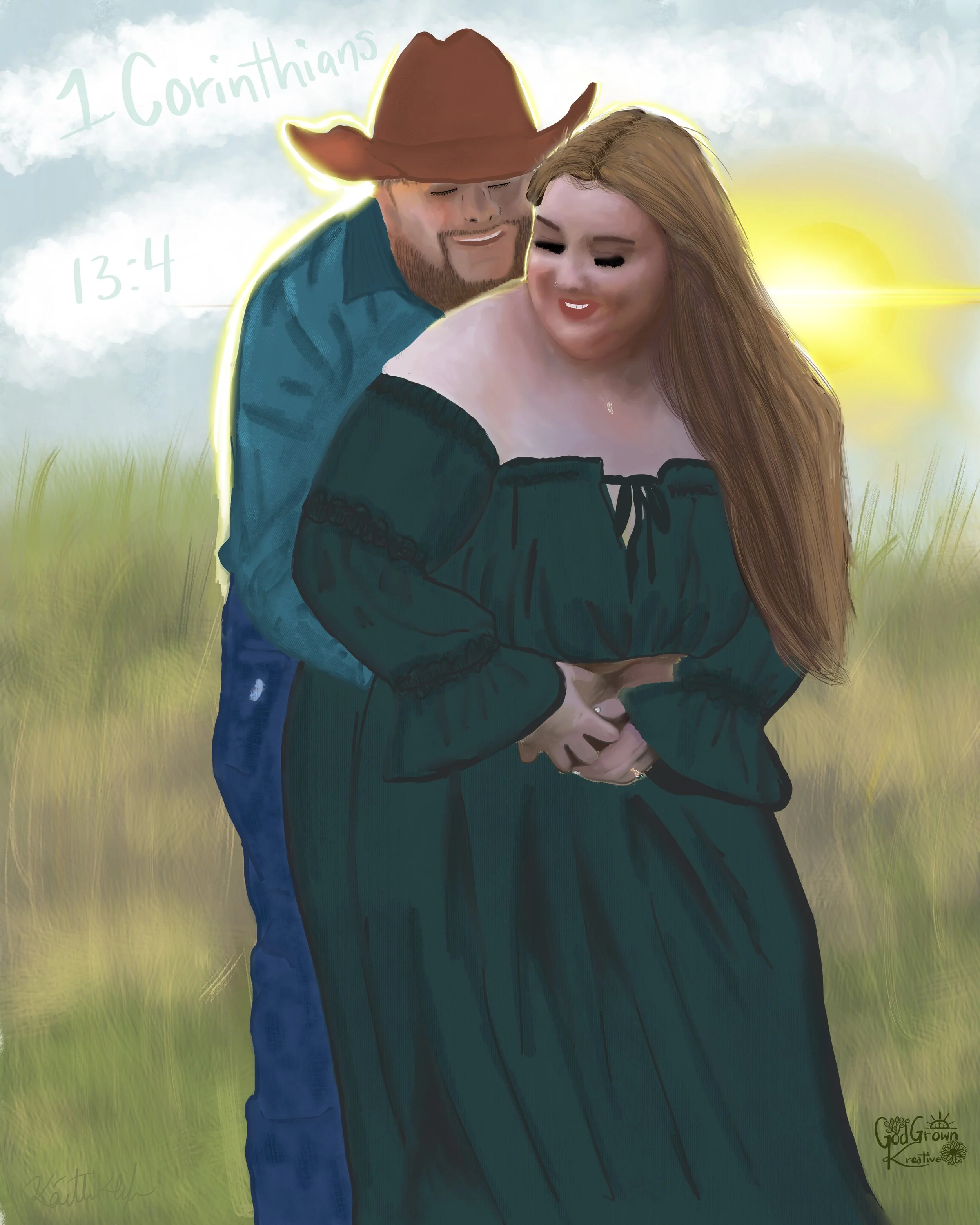 Custom Engagement Art