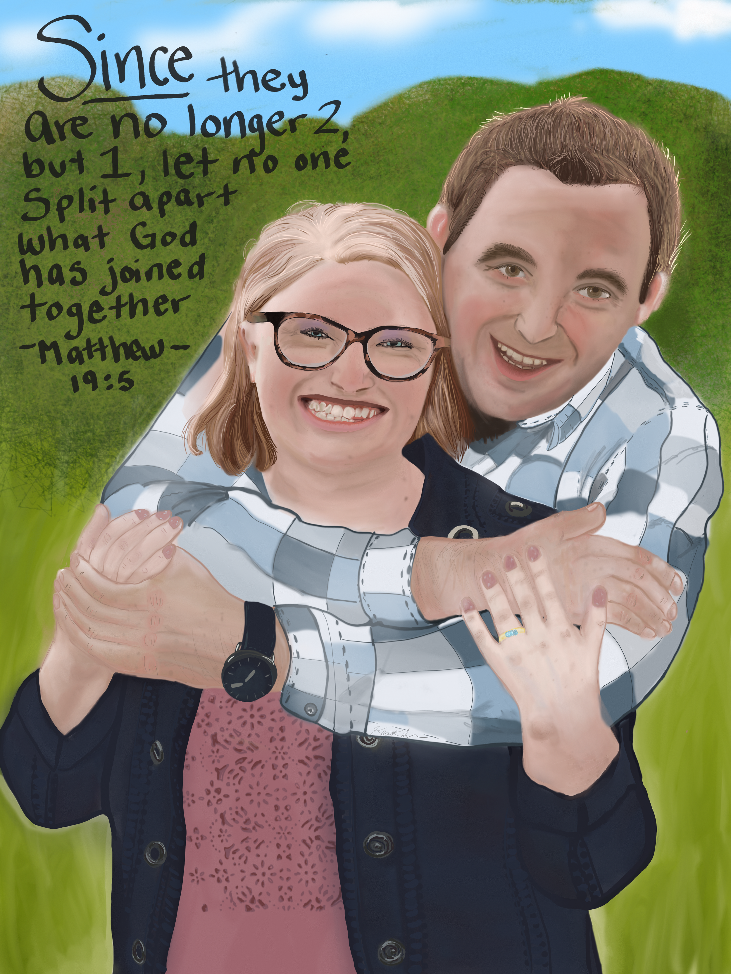 Custom Engagement Art-10-15-2022