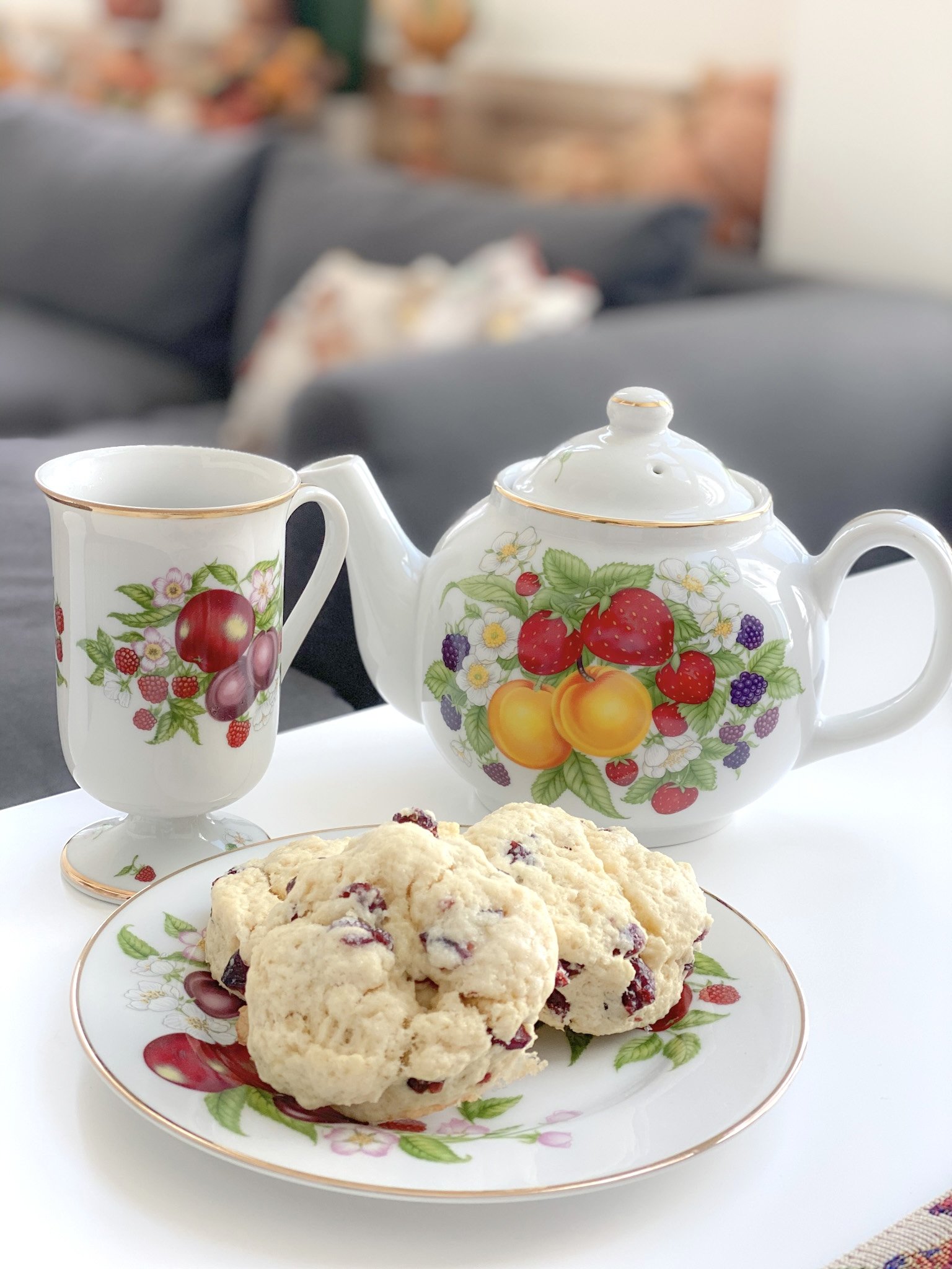 Cranberry Orange Scones