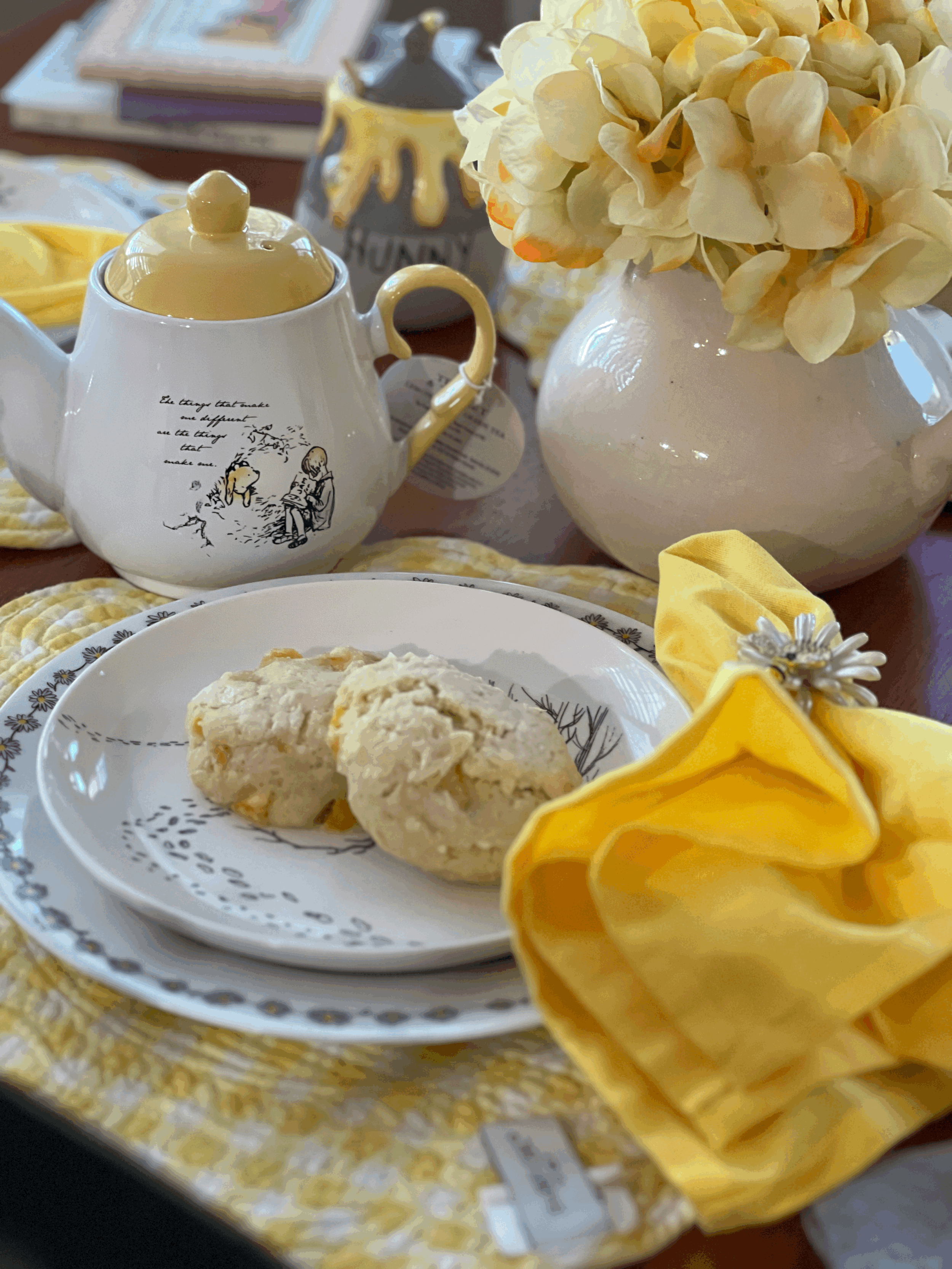 Peaches and Cream Scones