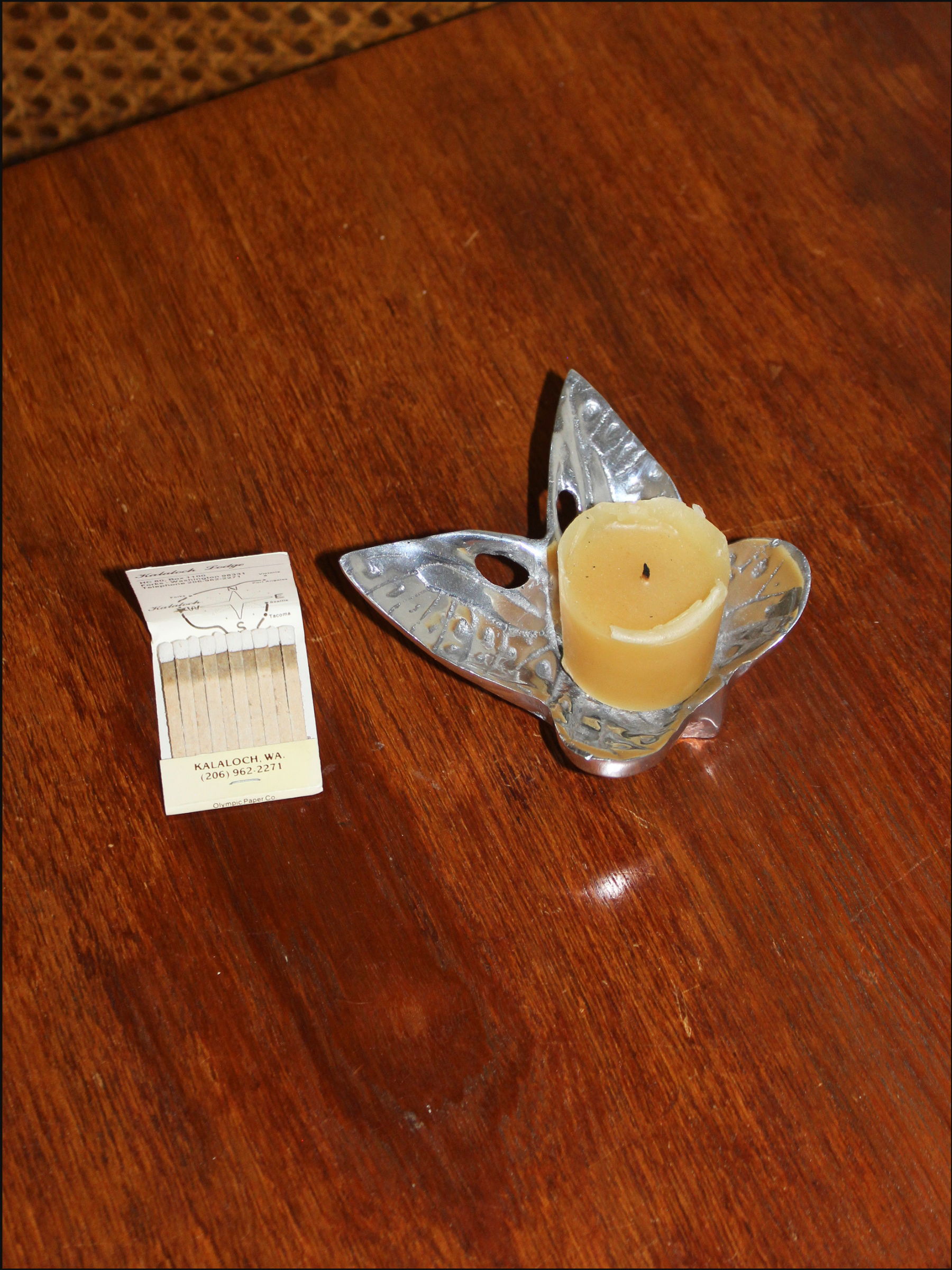 Metal Butterfly Dish