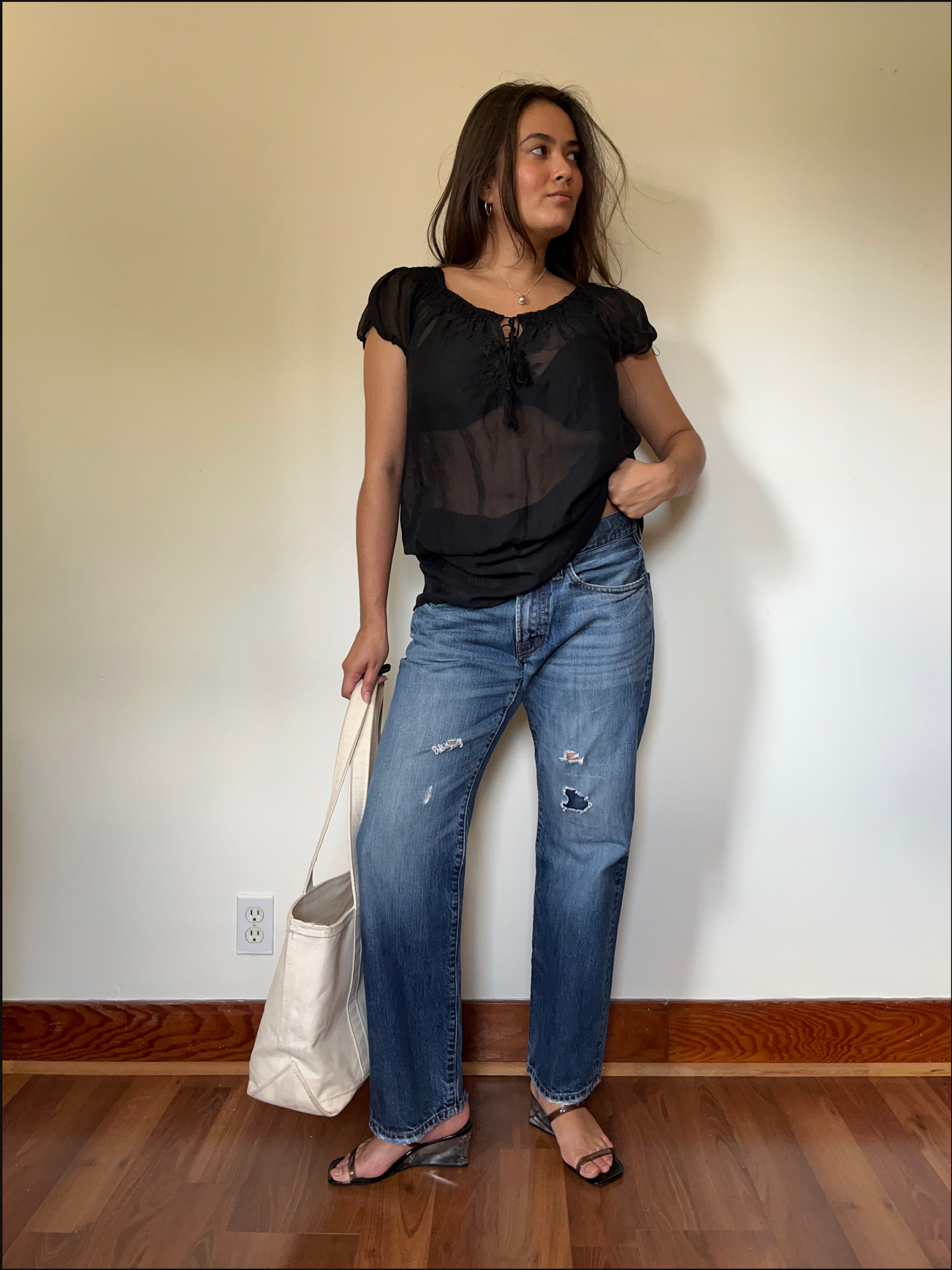 Mended Bootcut Jeans — 33 x 29