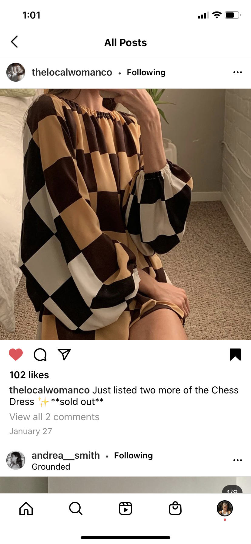chess dress by @thelocalwomanco