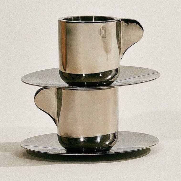 Espresso cups by Carole Baijings and Stefan Scholten for #GeorgJensen, 2013 Photo by Hanna Tveite