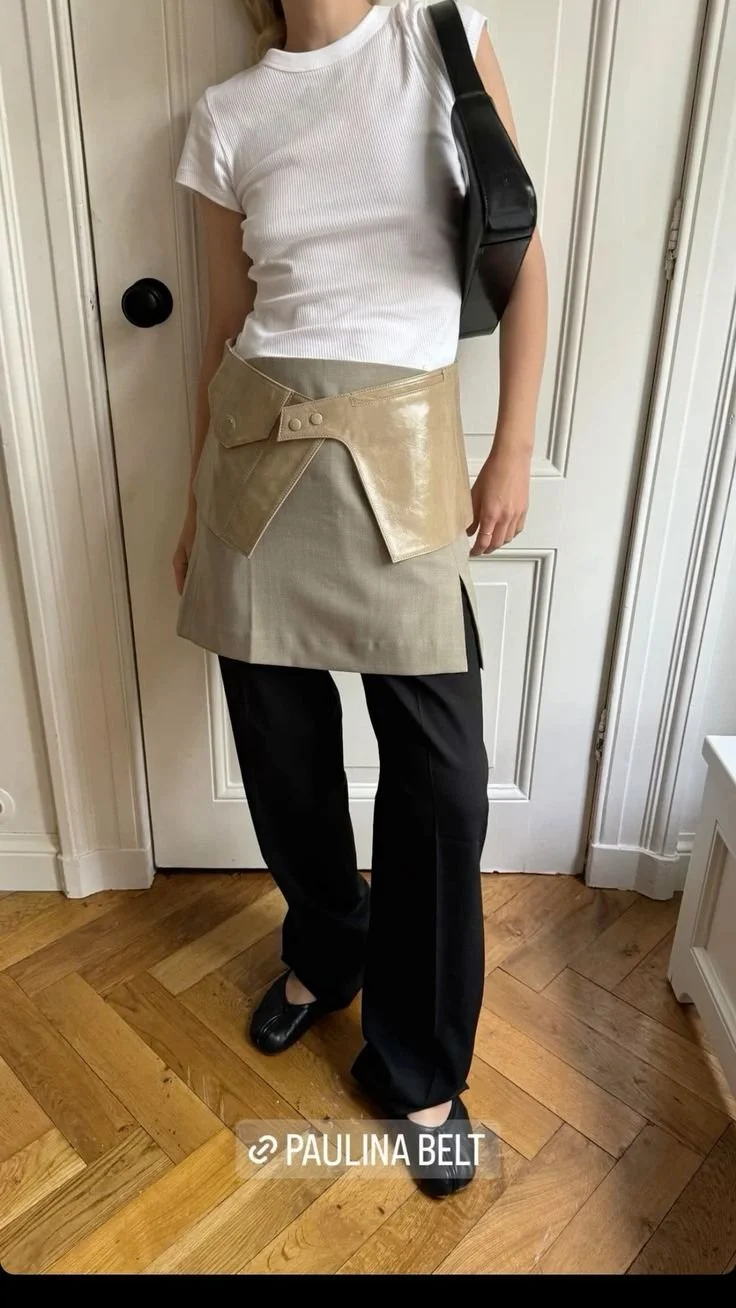 Love the neutral layering.