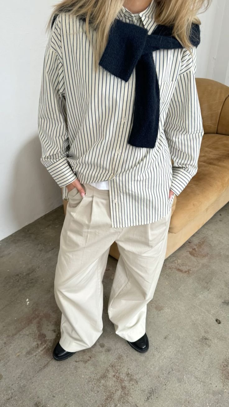 Crisp cotton menswear.