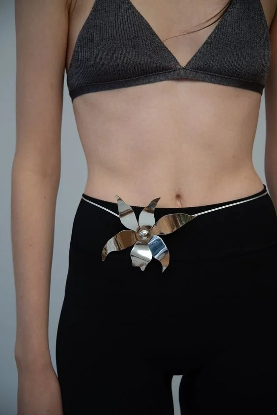 Statement necklace = belt.