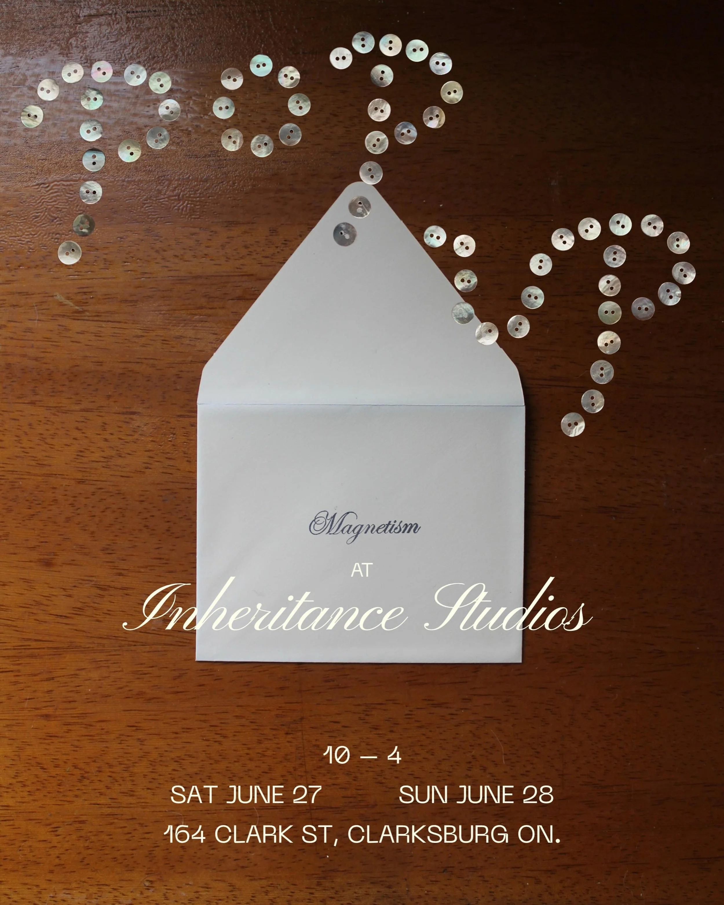 Mark your calendars! So excited to be returning to blue mountains later this month for a sweet lil pop up at my fav place @inheritancestudios 𓃗

Come say hi on Saturday June 27 &amp; Sunday June 28 from 10-4. I'll be bringing lots of special vintage