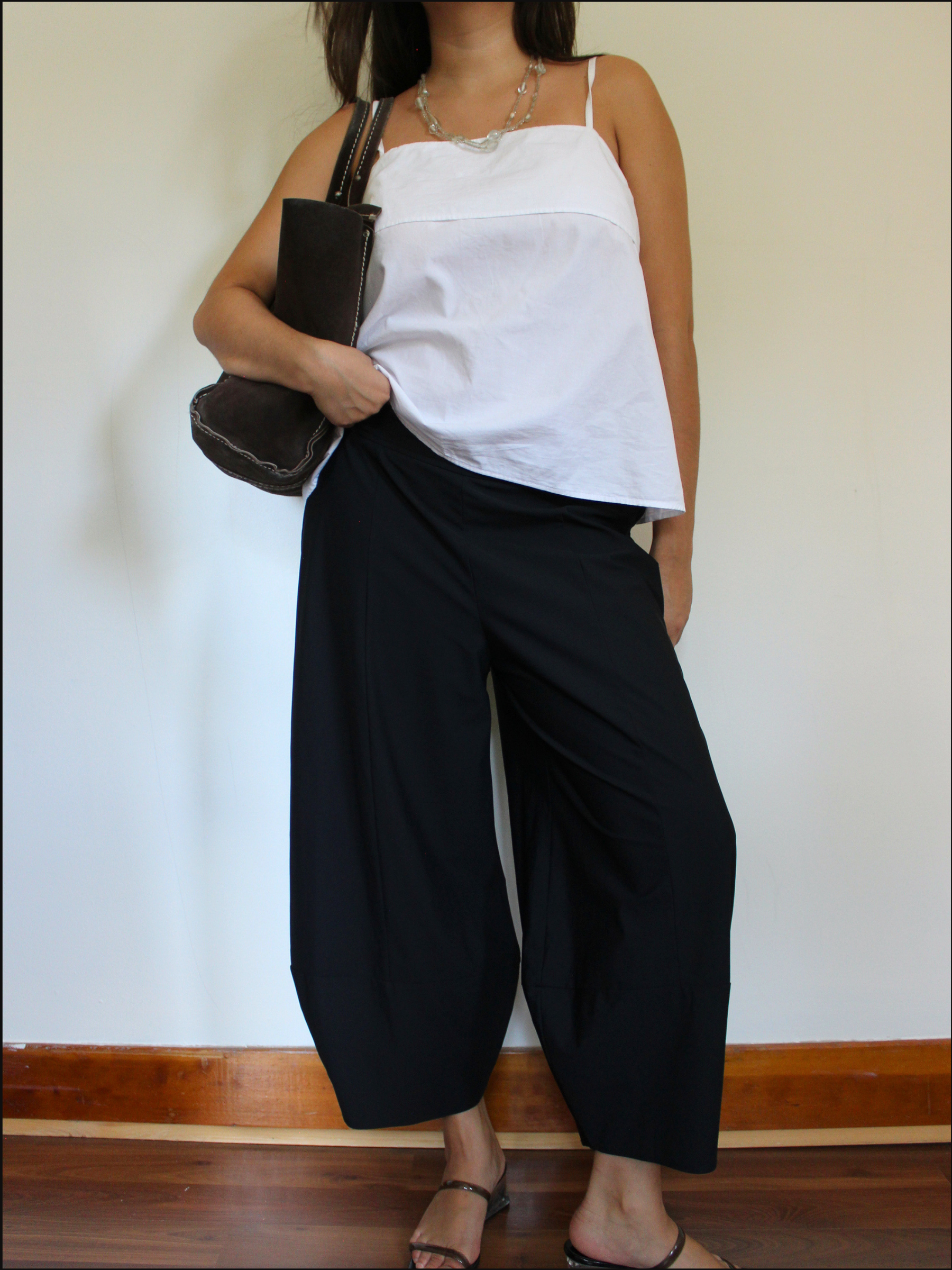 Cropped Barrel Pants — 28"-33" Waist