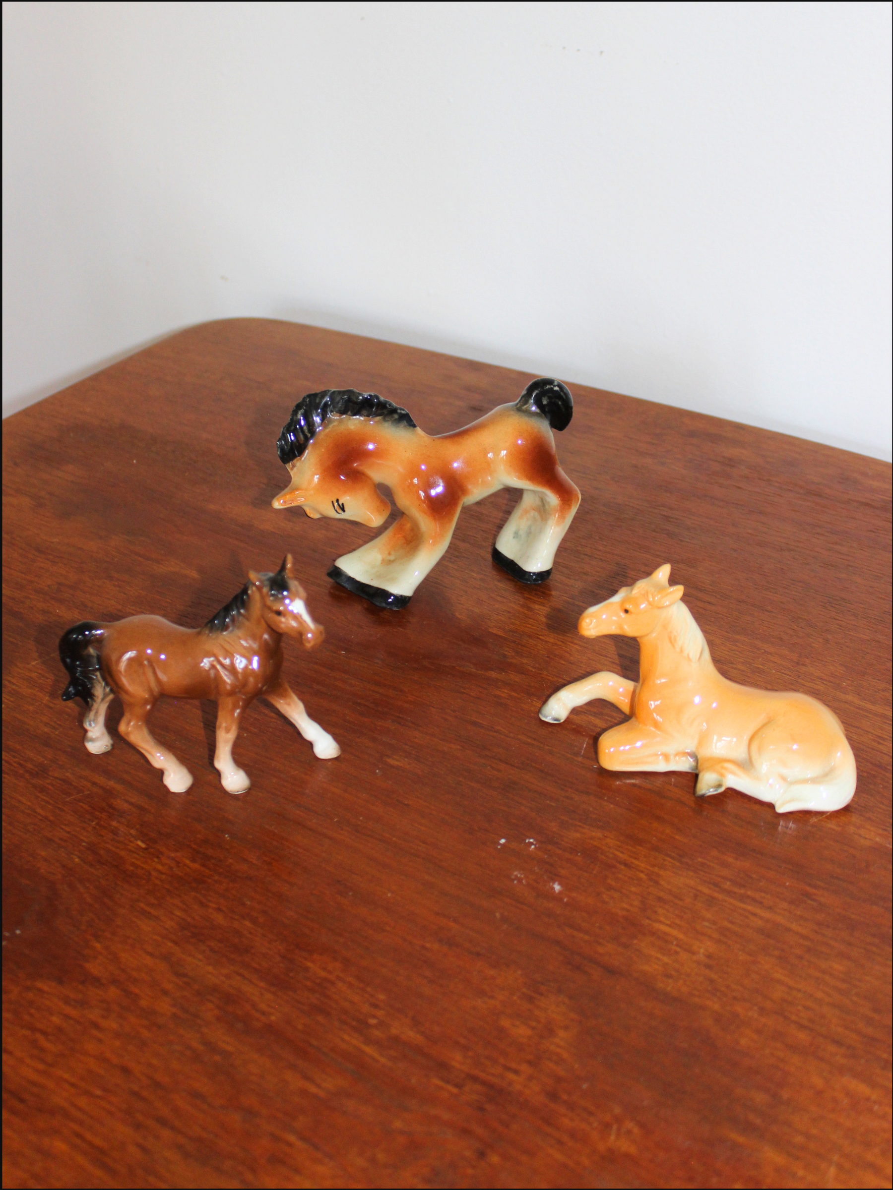 Handpainted Porcelain Horses