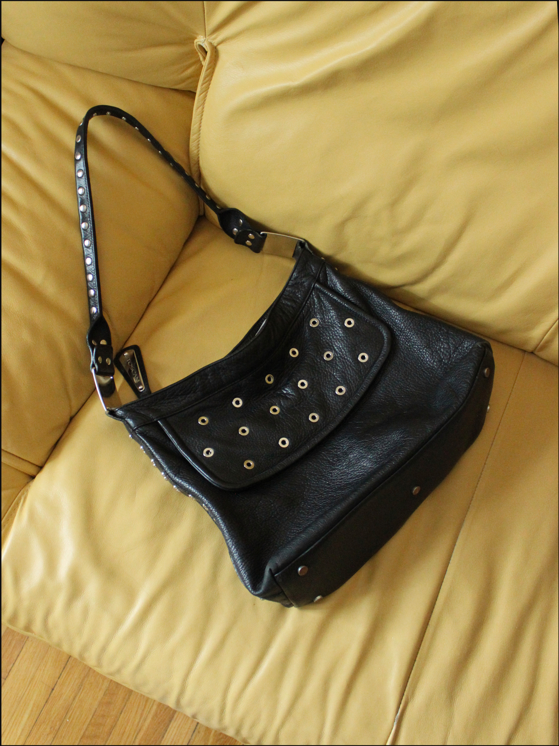 Studded Leather Purse