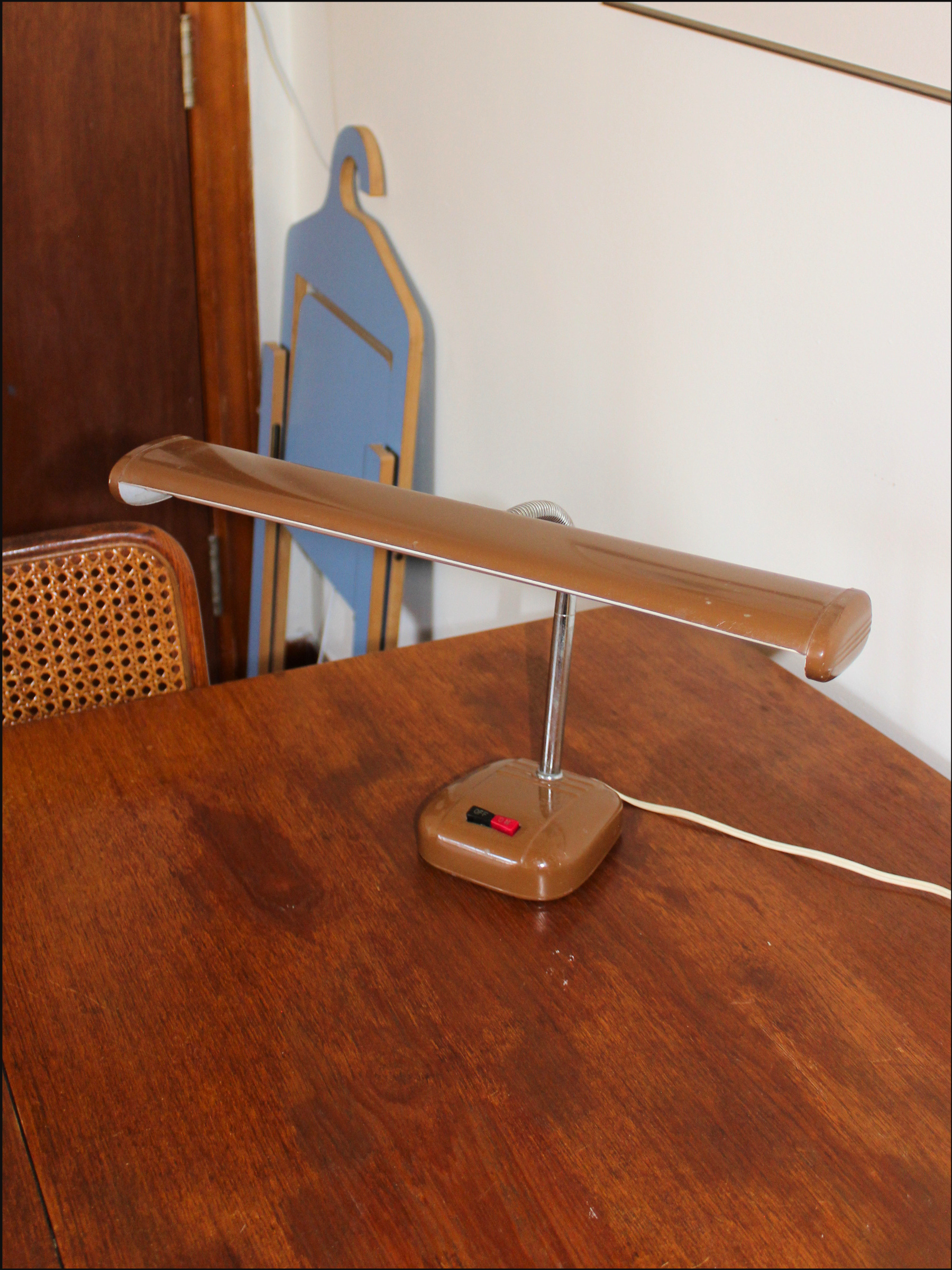 Brown Metal Desk Lamp