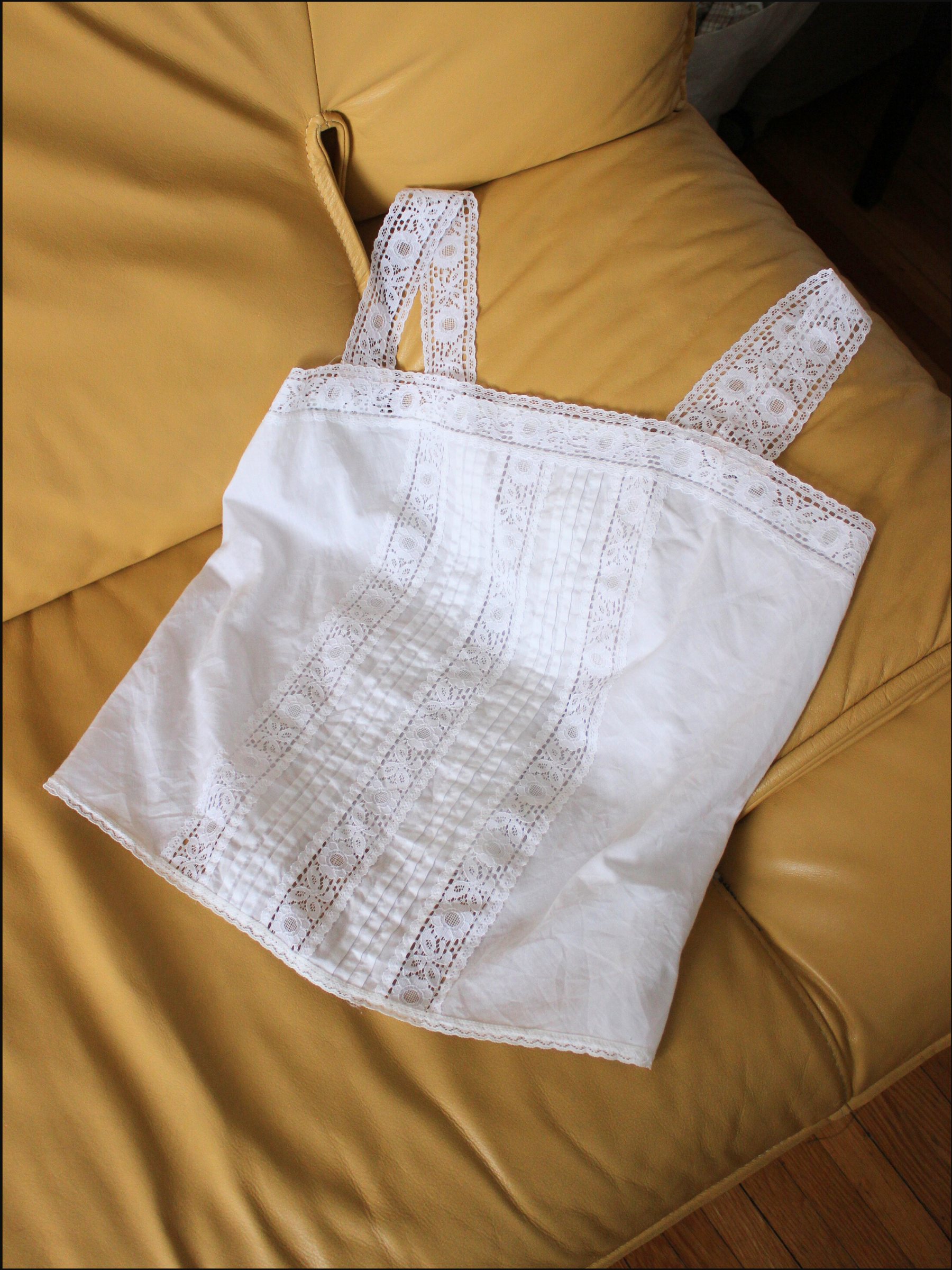 Lacy Cotton Camisole — S/M