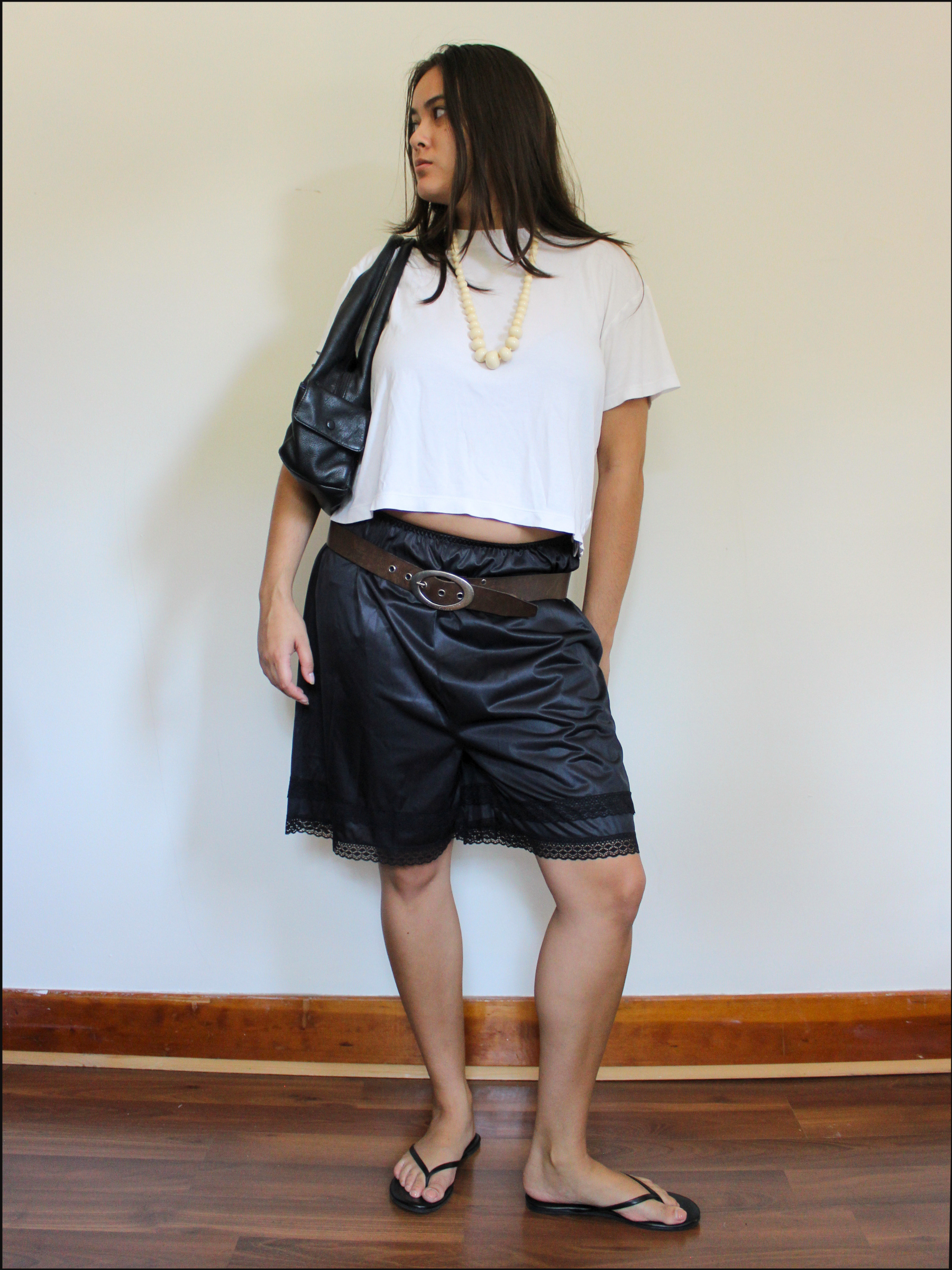 Lace Slip Shorts — 24-32" Waist