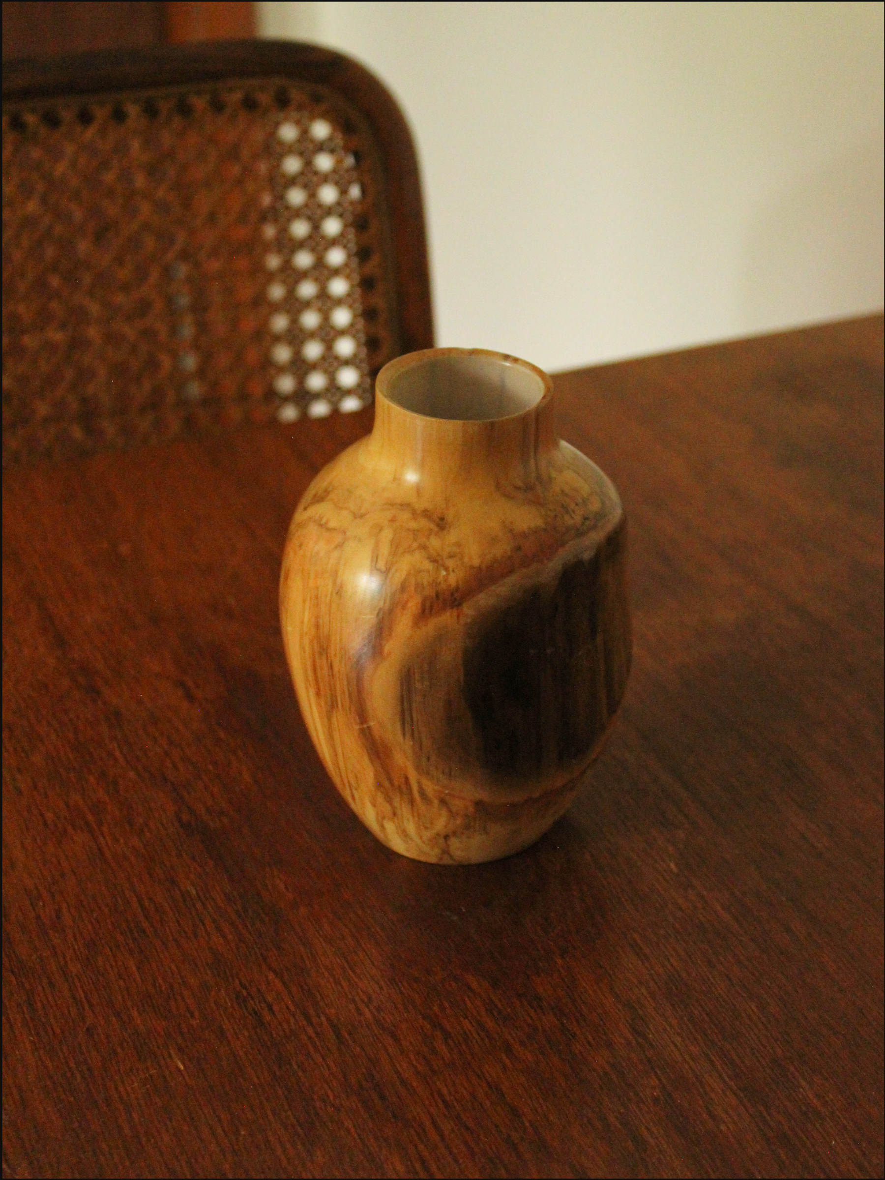 Organic Wooden Vase
