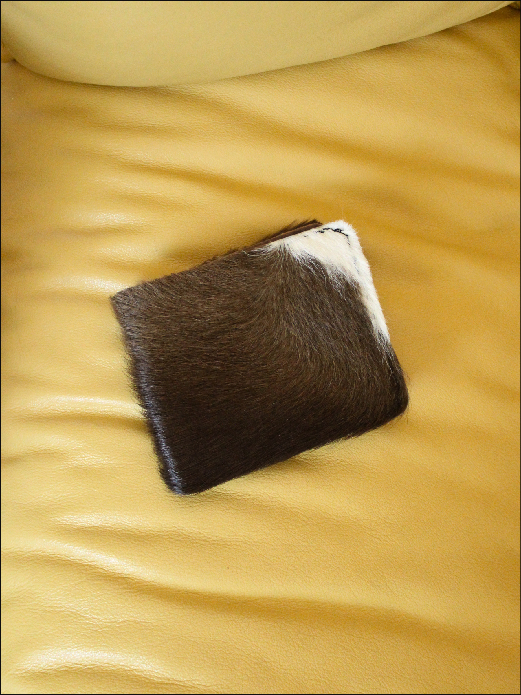 Cowhide Wallet — Brown