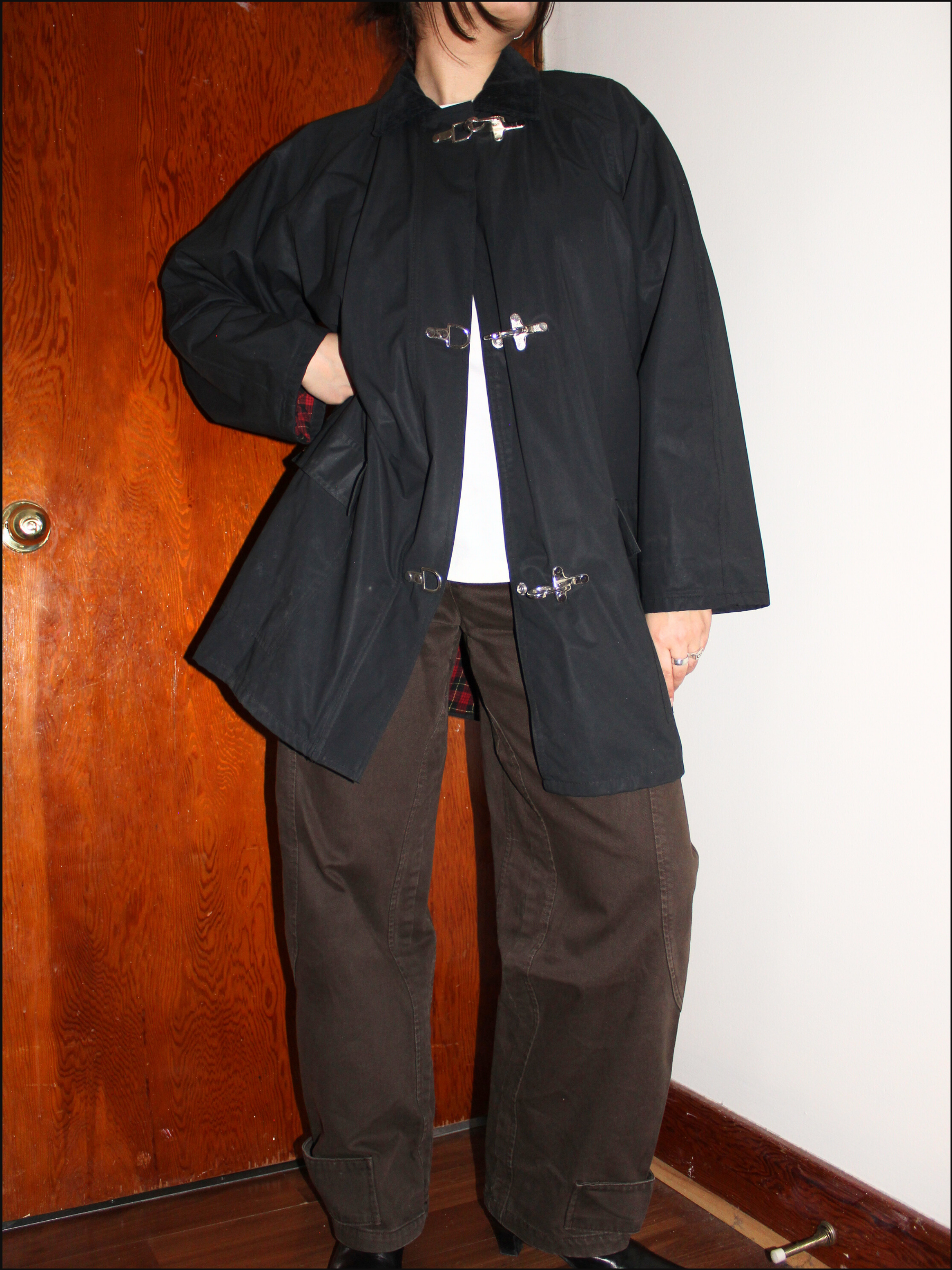 Fireman Clasp Raincoat — Men's S