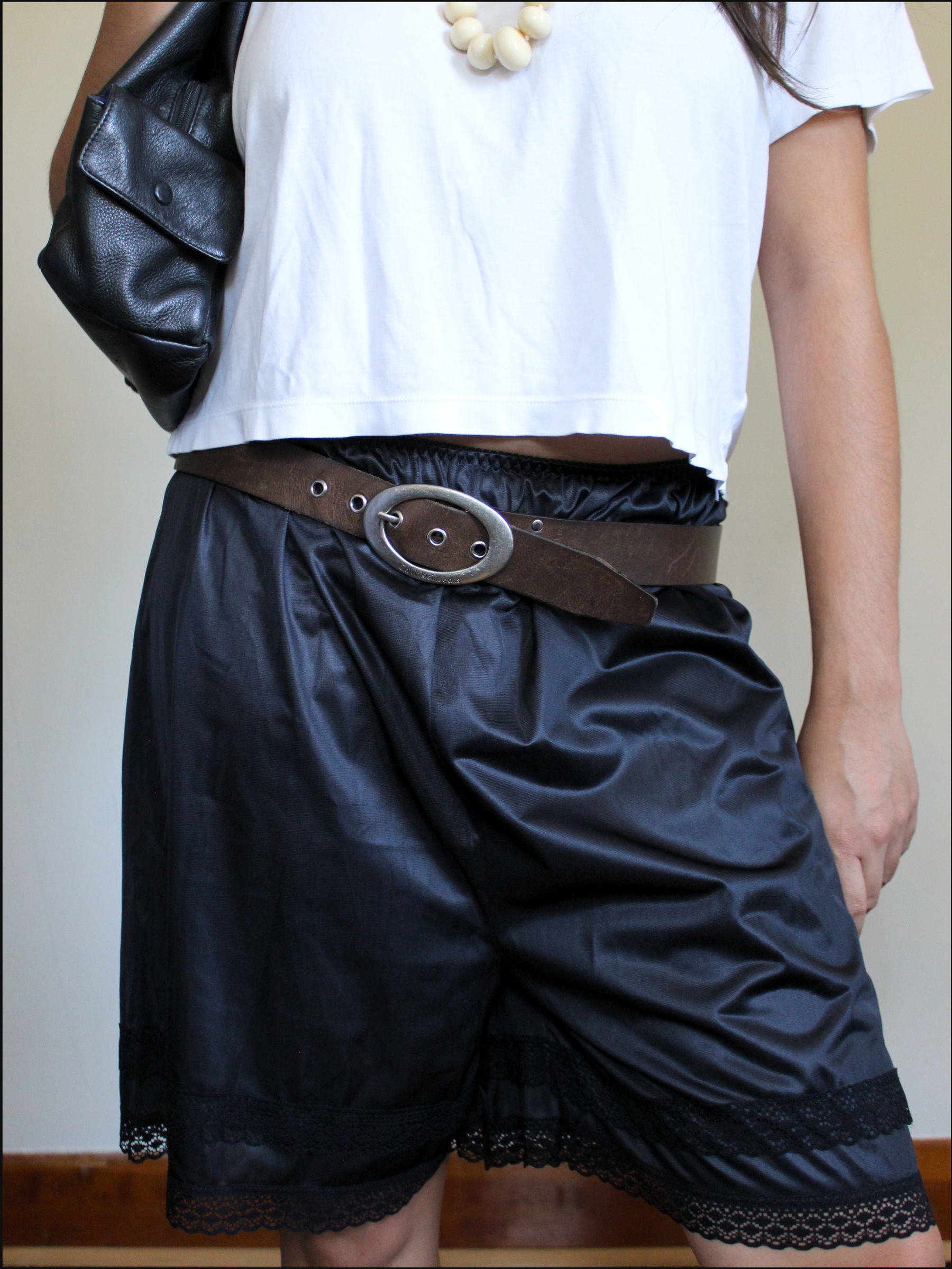 Calvin Klein Oval Leather Belt