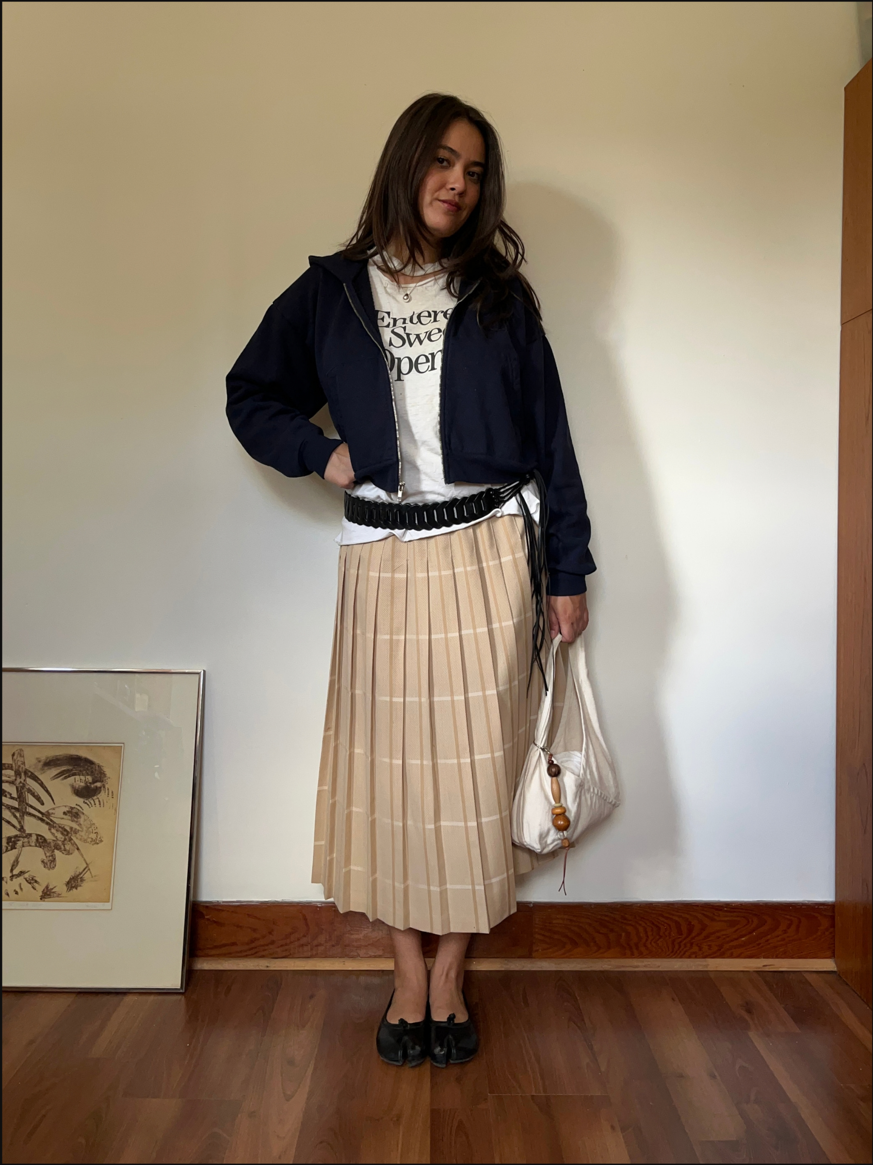 plaid pleat skirt cover (6).png