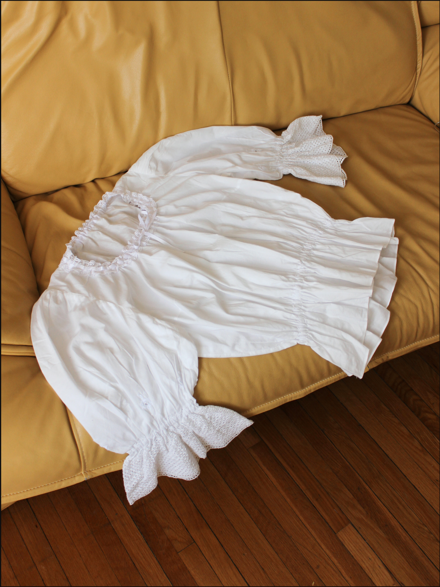 puff sleeve cinch bouse ribbon neck cover (4).png