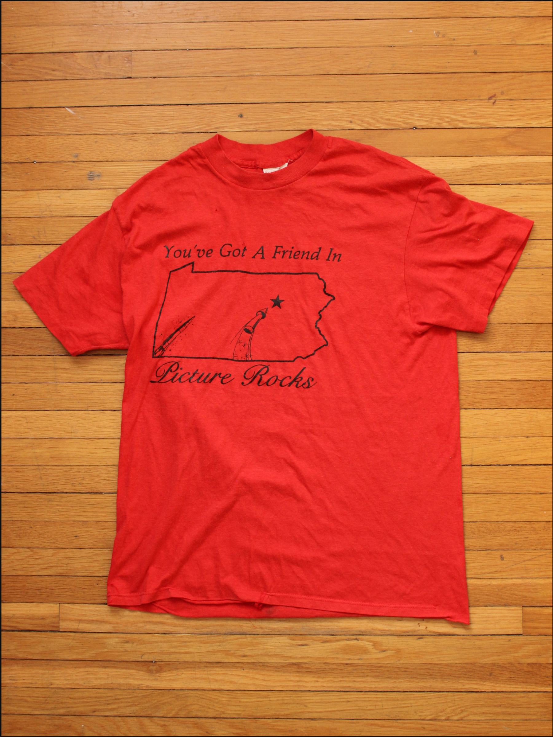 Picture Rocks Single Stitch Tee — S/M