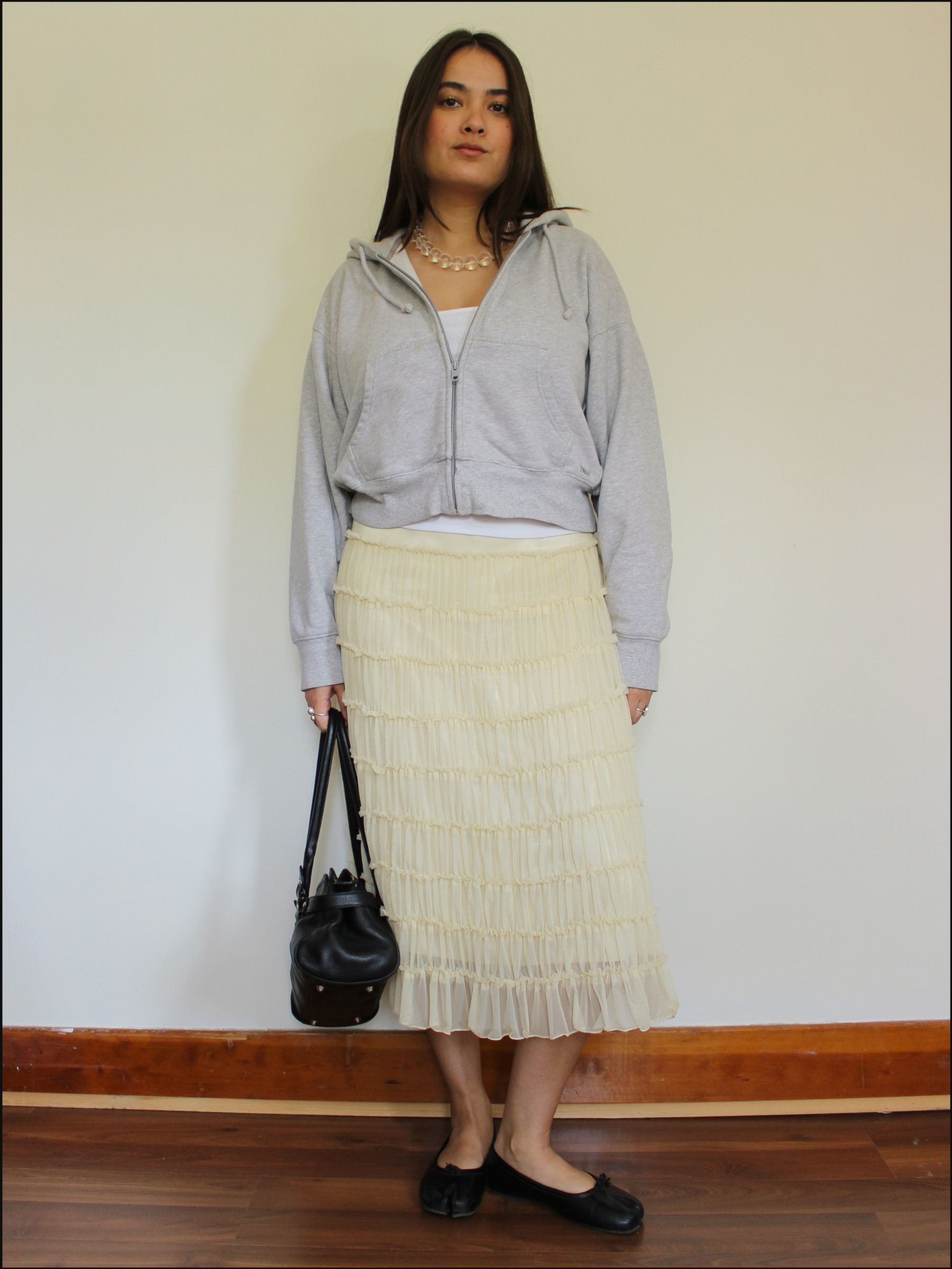 Tiered Mesh Skirt — 29" Waist