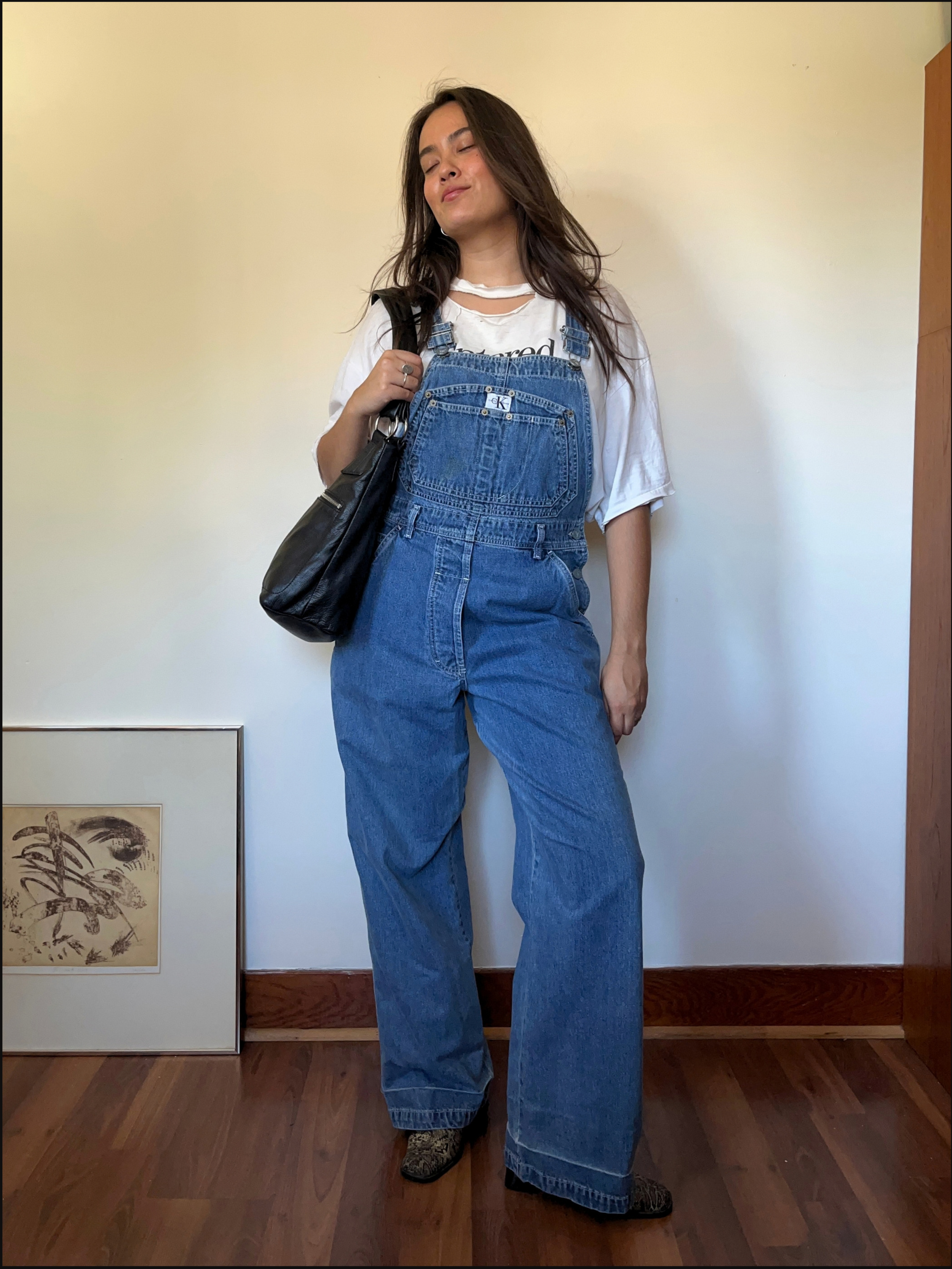 90's CK Overalls — M