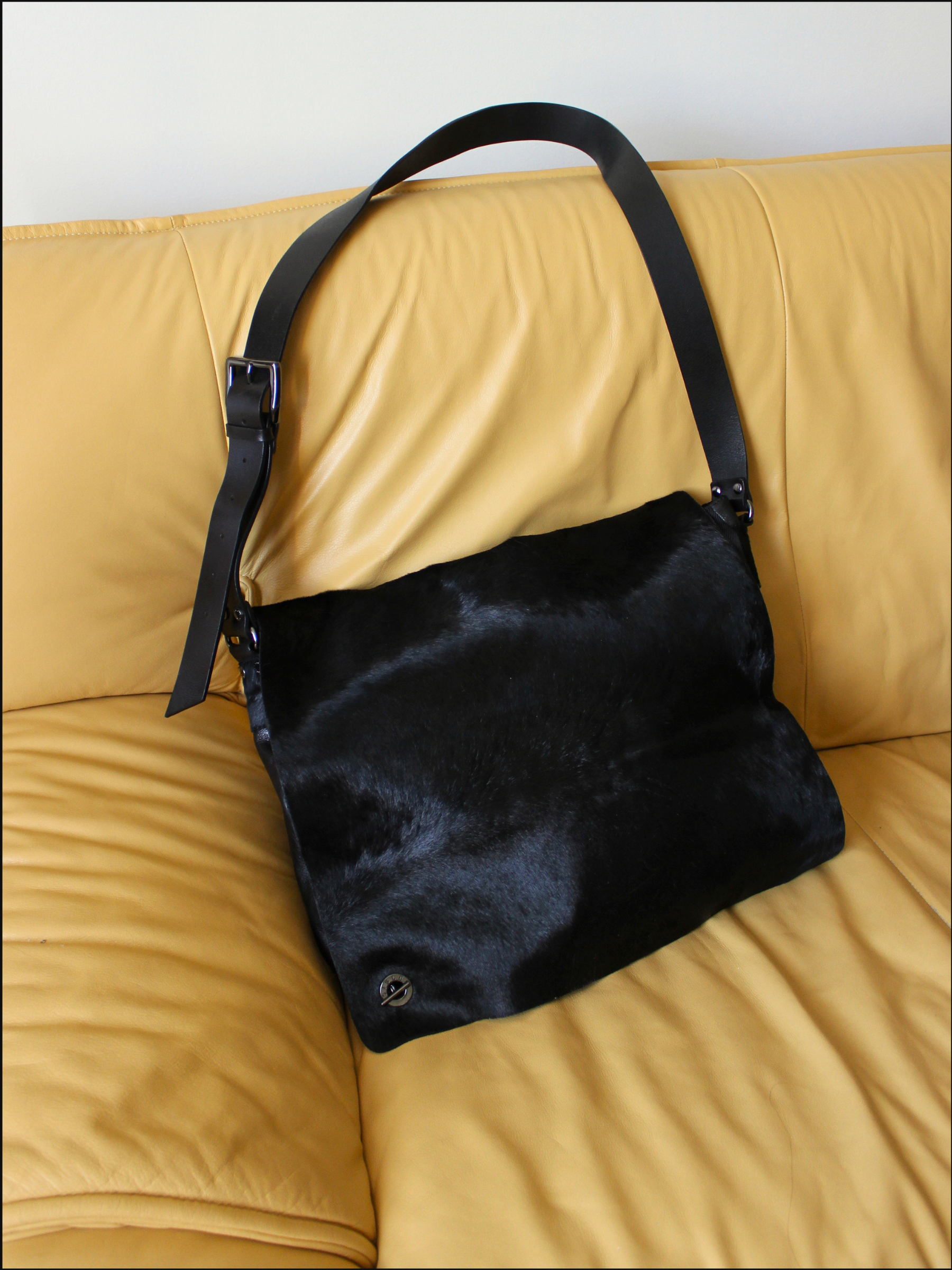Calf Hair Messenger Bag