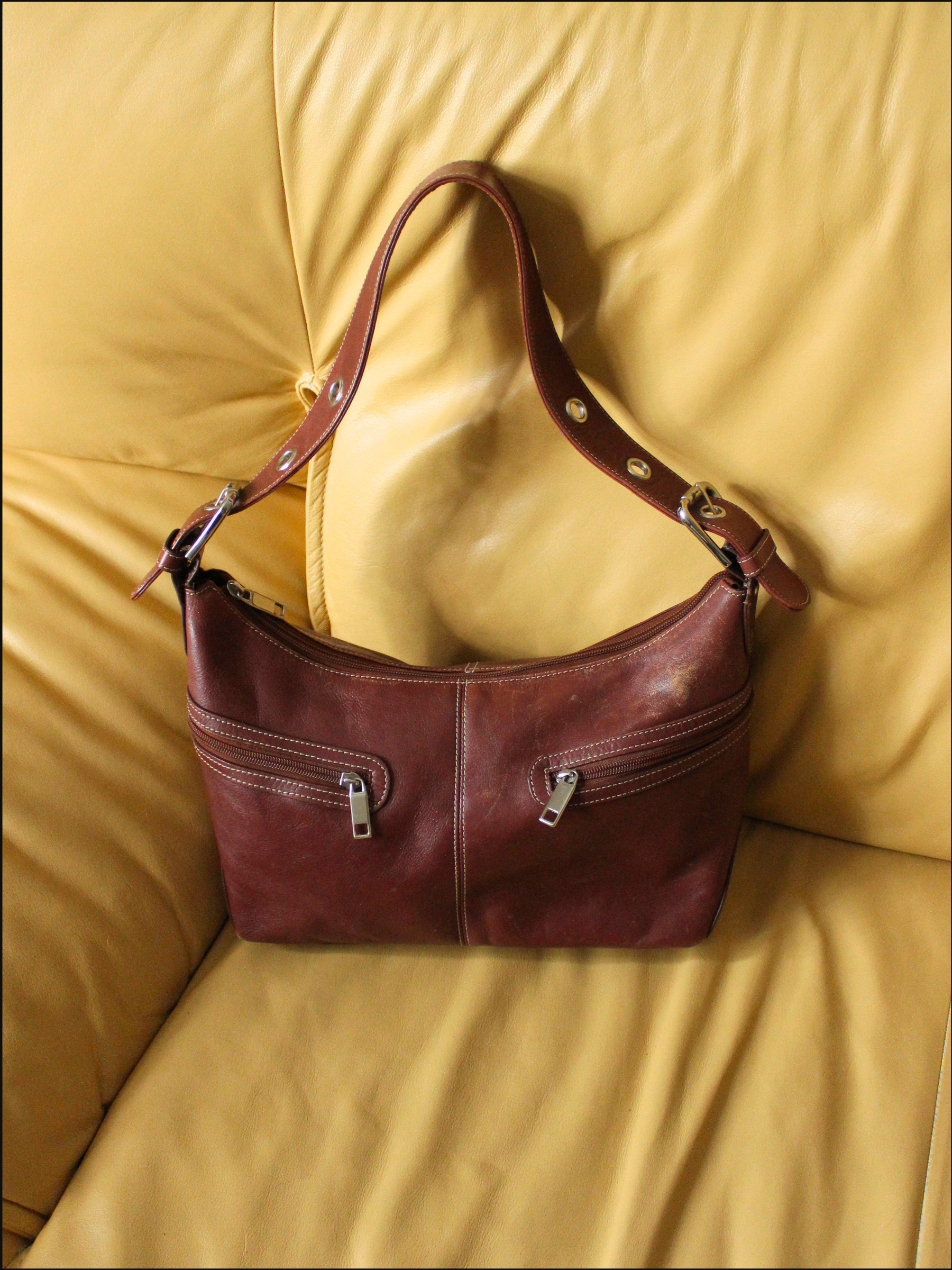 Terracotta Leather Purse