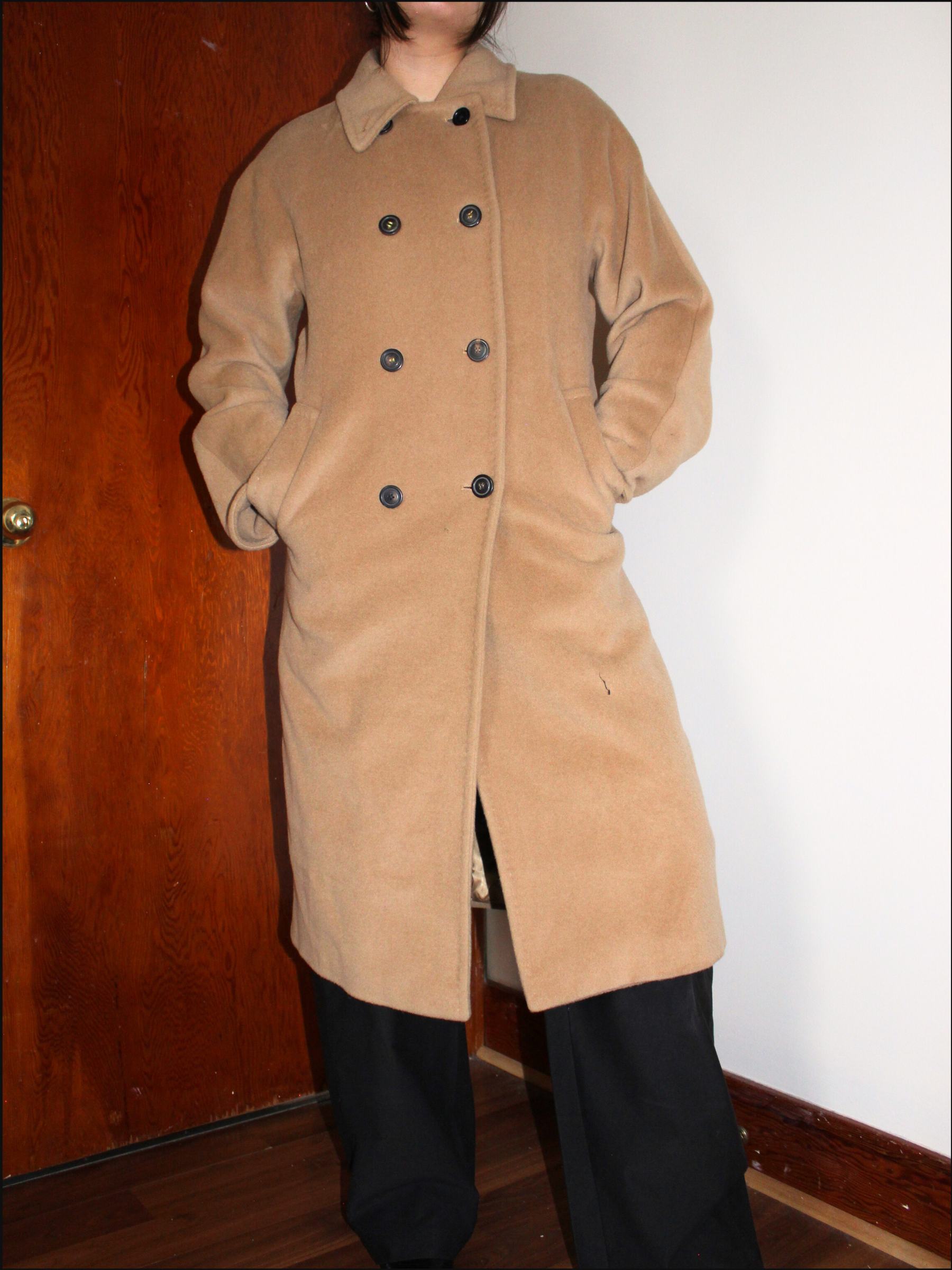Italian Wool/Cashmere Coat — S