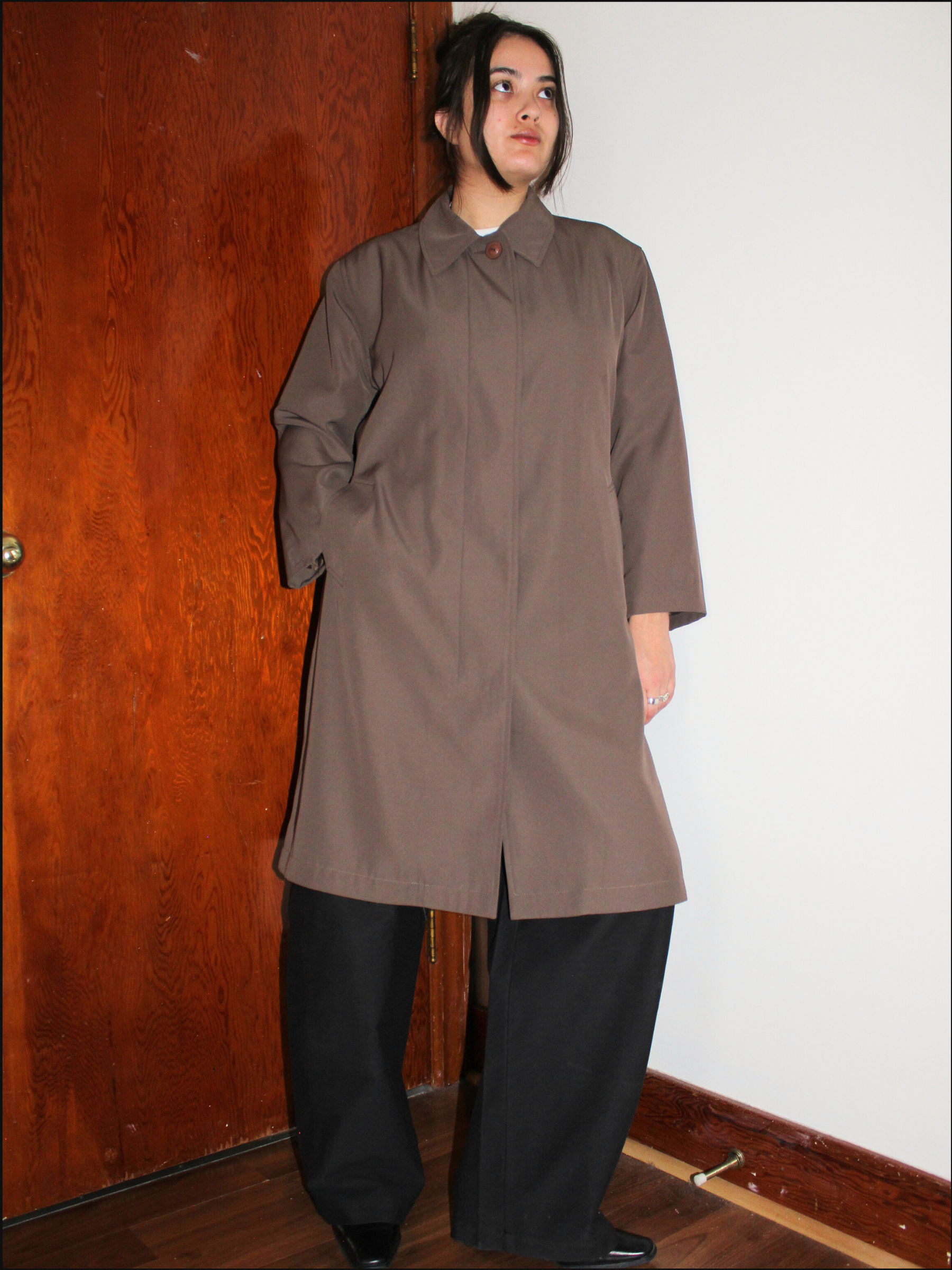 Truffle Mac Coat — M/L