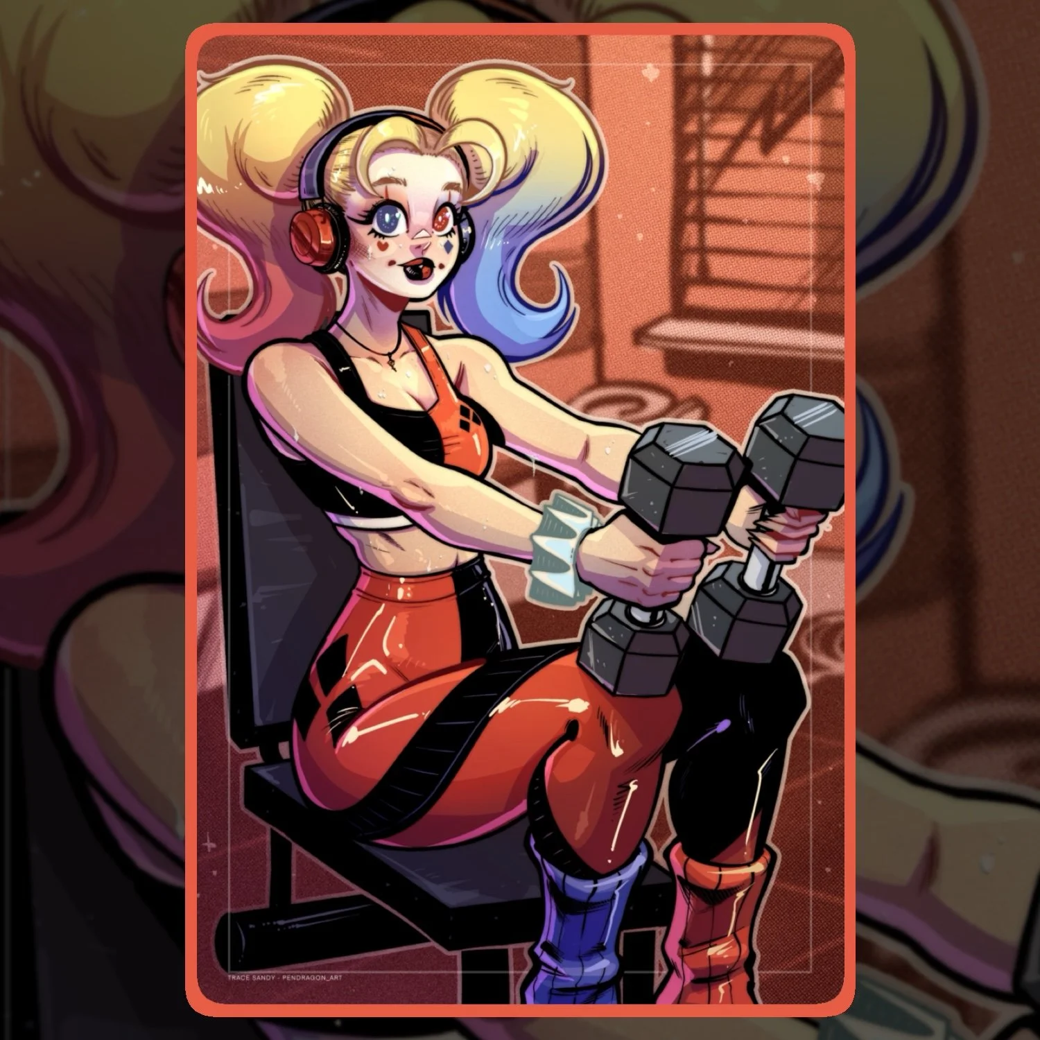 Harley Quinn Gym Fit