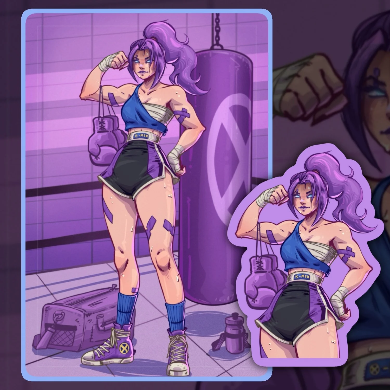 Psylocke Gym Fit