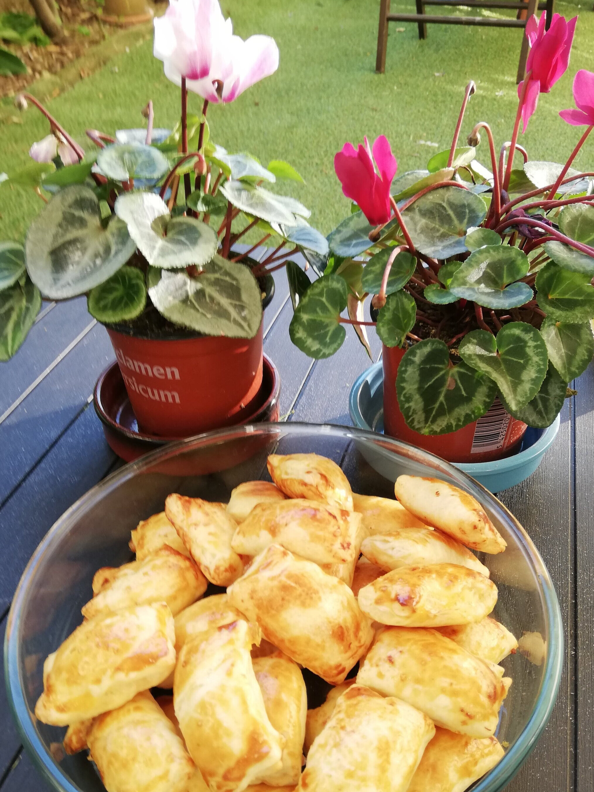 Pirojki en forme de livre aux écrevisses / pirozhki v vide knizhki s rakovym farchem.
