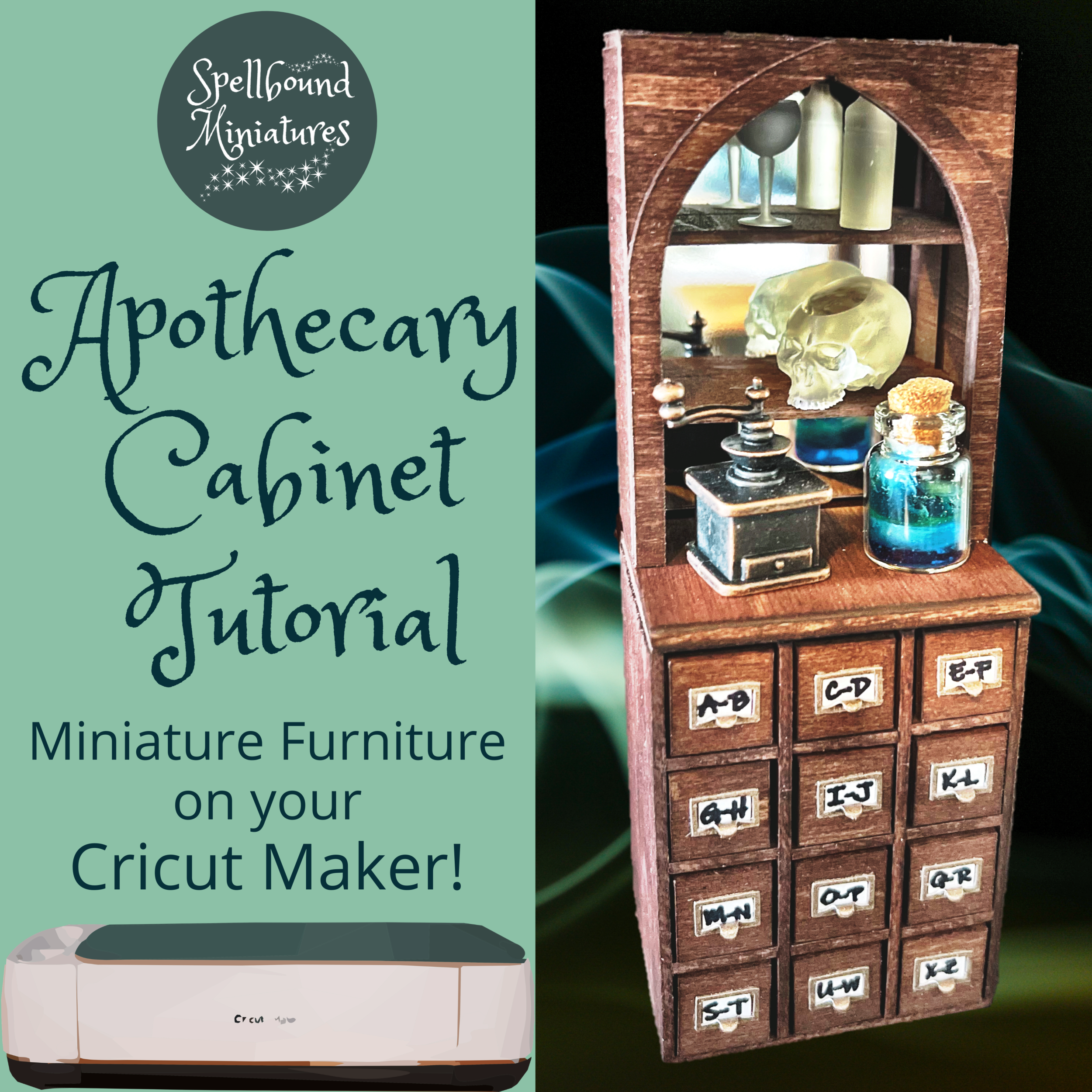 Miniature Apothecary Cabinet Travel Kit [CCK 087]