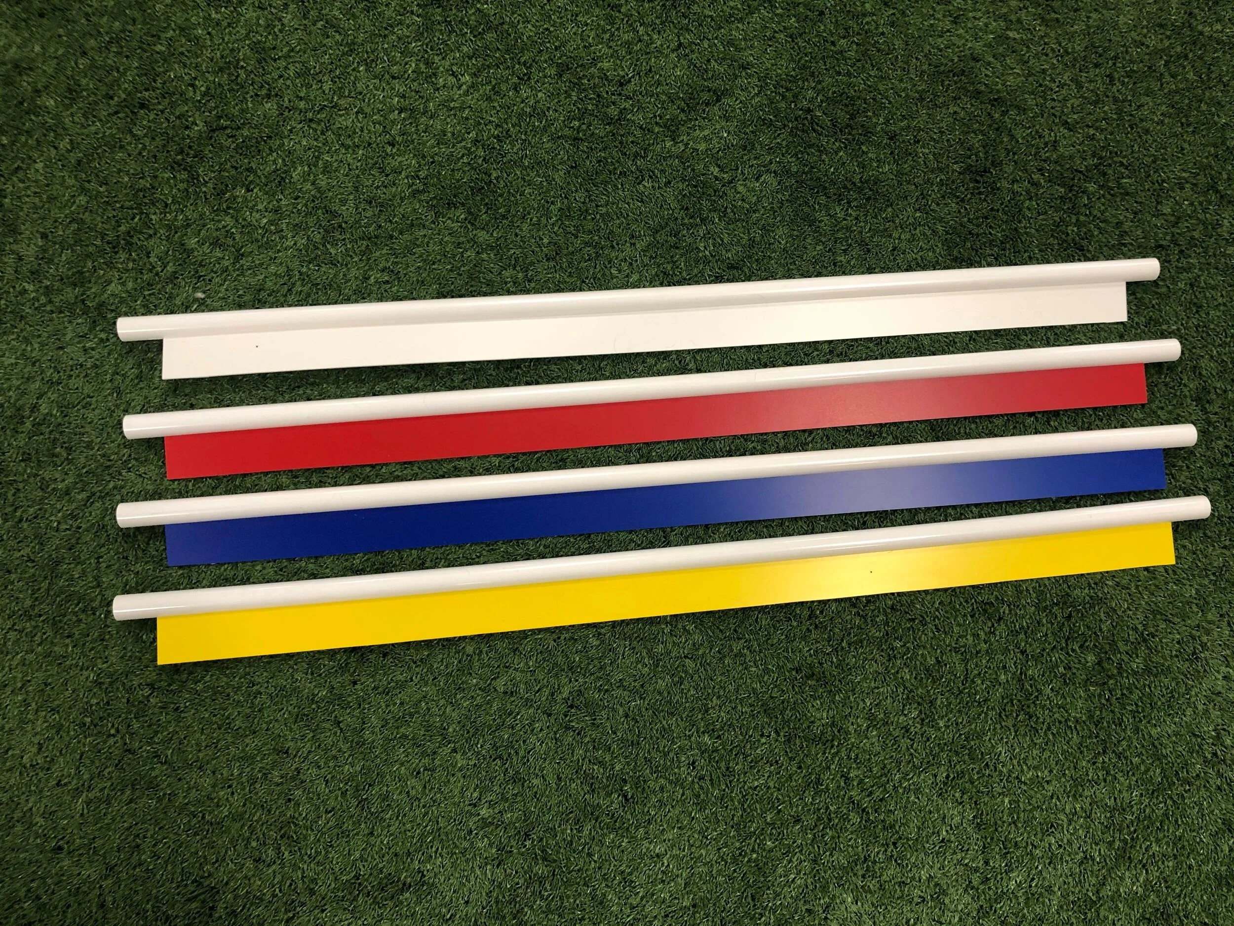 PanelsSingle Panel - $19 Set of 6 Panels - $90Constructed of 1" PVC jump bars and colored plastic panels4' wide panels can be used on any of our winged or non-winged jumpComes in 4' or 5' lengthPanel color options: Red, Blue, Yellow or WhiteBuy any …