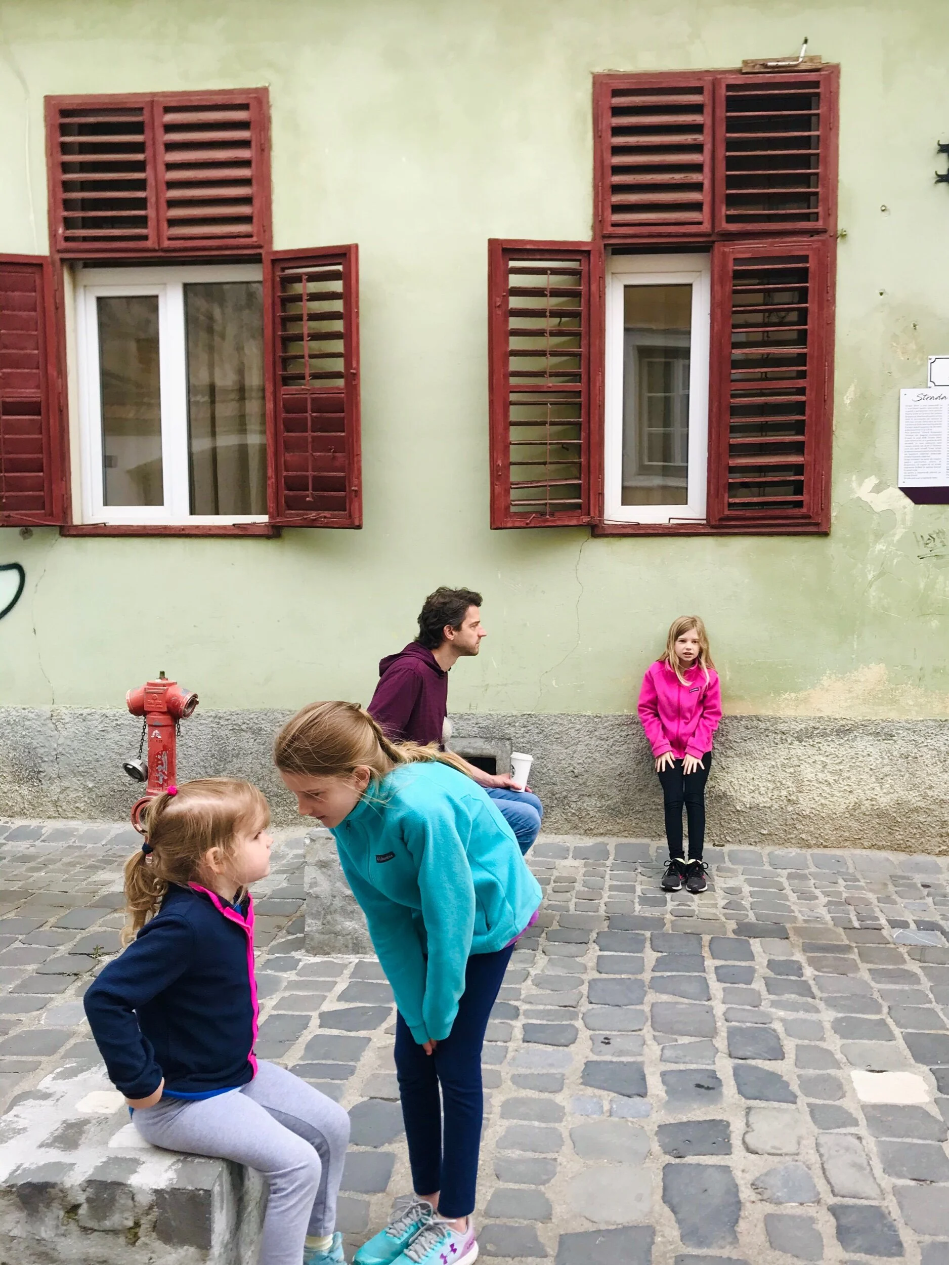 Everybody doing their thing while we take a break.