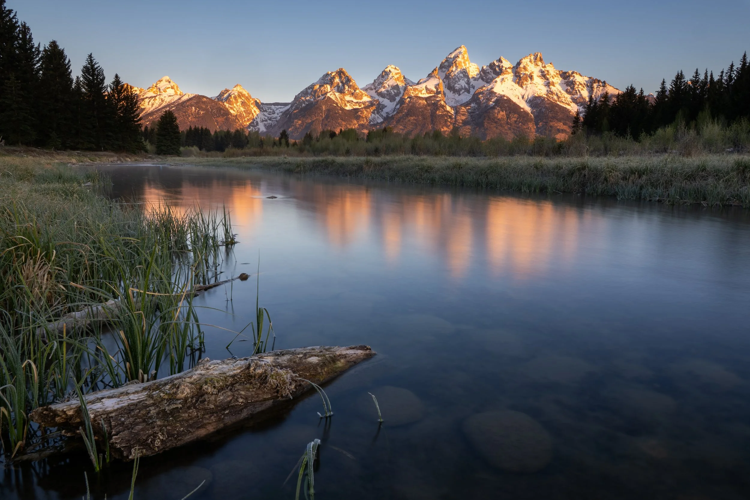 sunrise reflections