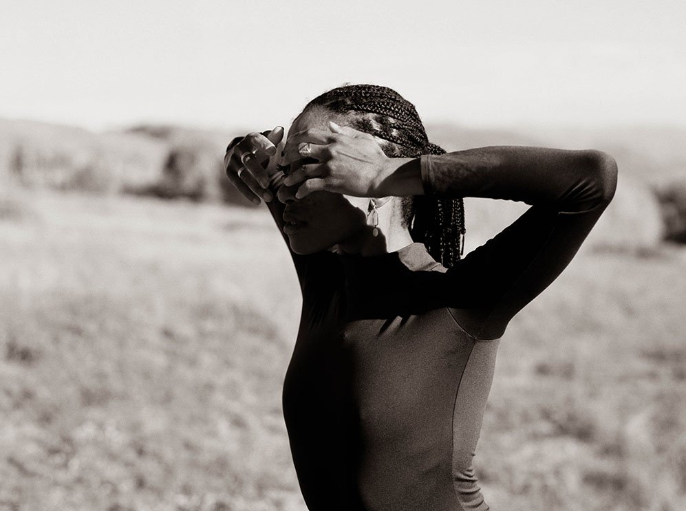 Katlyn covering her eyes 