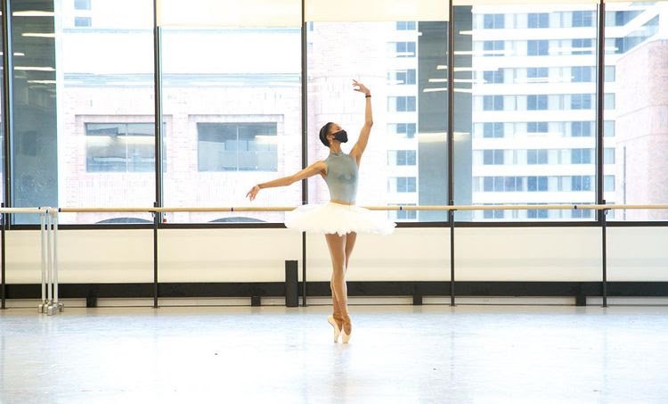 Ballet in the studio photographed by Joshua Whitehead
