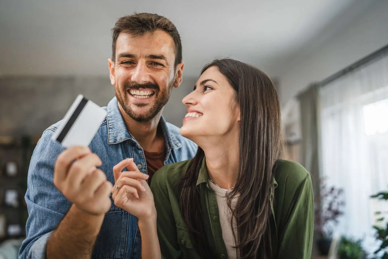 Couple Hold a Green Card