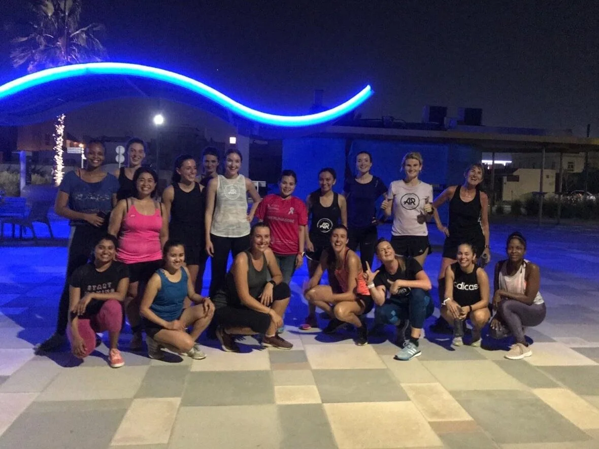 Running with women during Ramadan in Dubai - No muslim women could join due to the time of day
