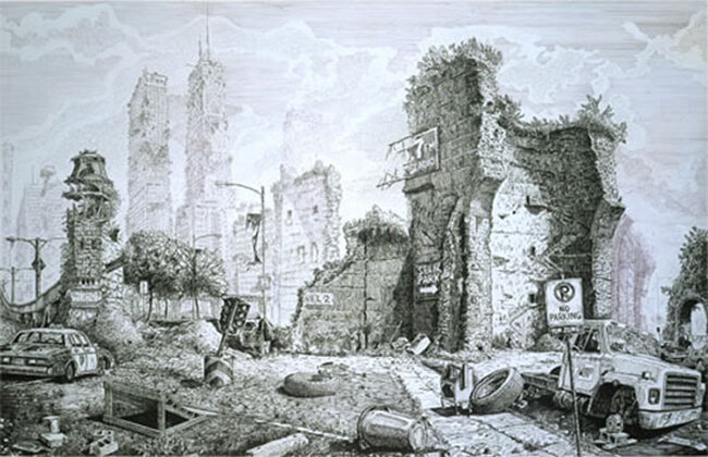 "The Ruins of the City of Chicago"   