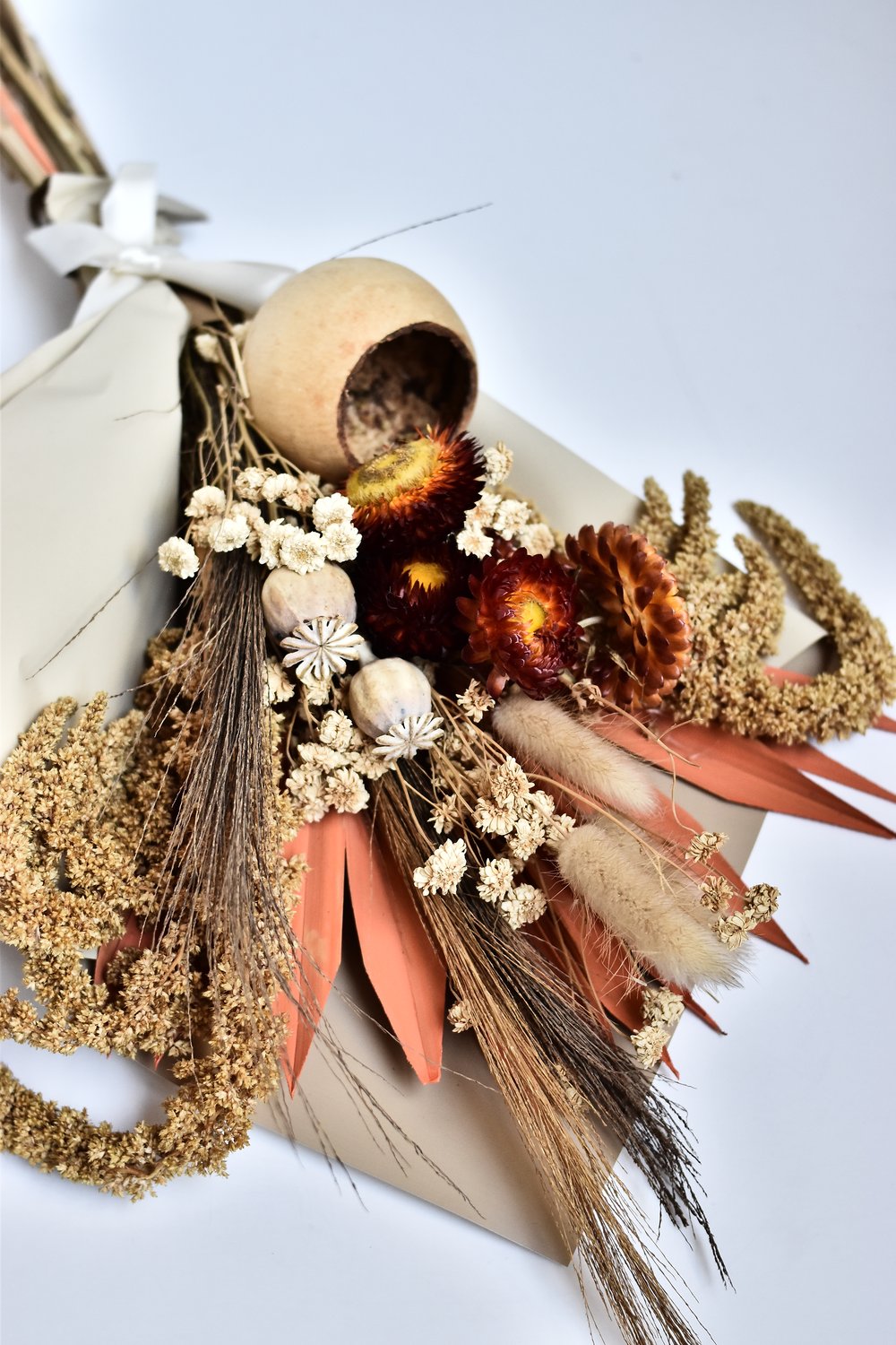 Bouquet of natural dried flowers