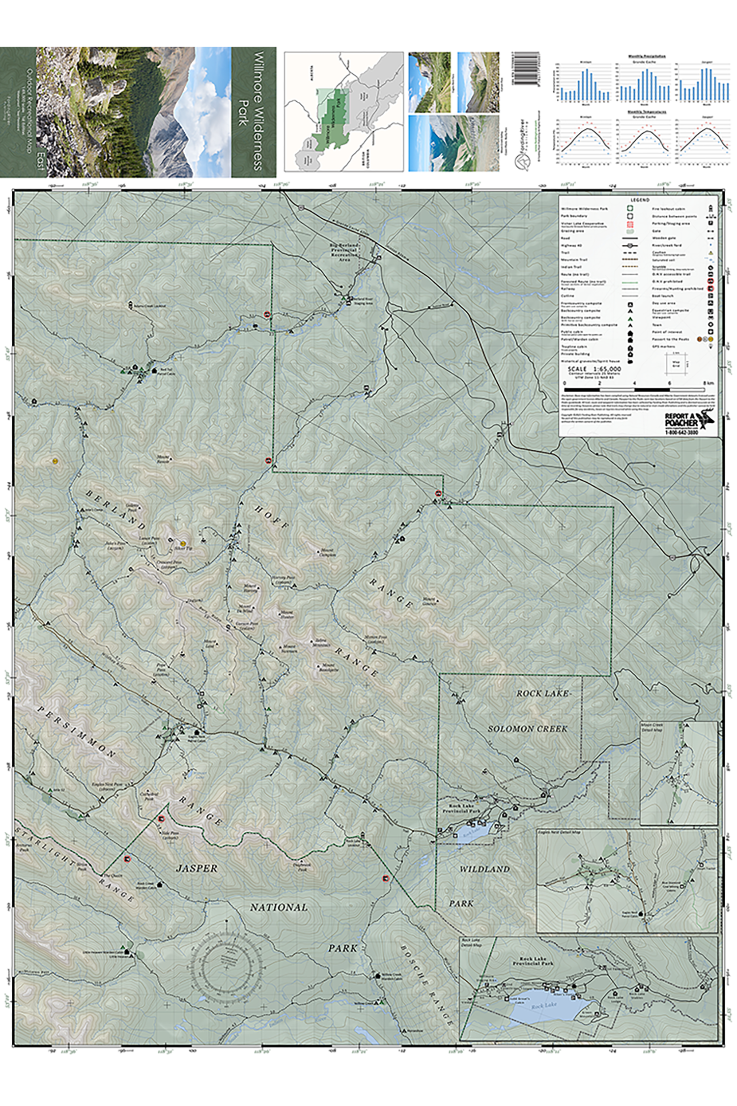 Willmore Wilderness Park Map