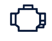 Outline of a digital single-lens reflex camera with a lens attachment